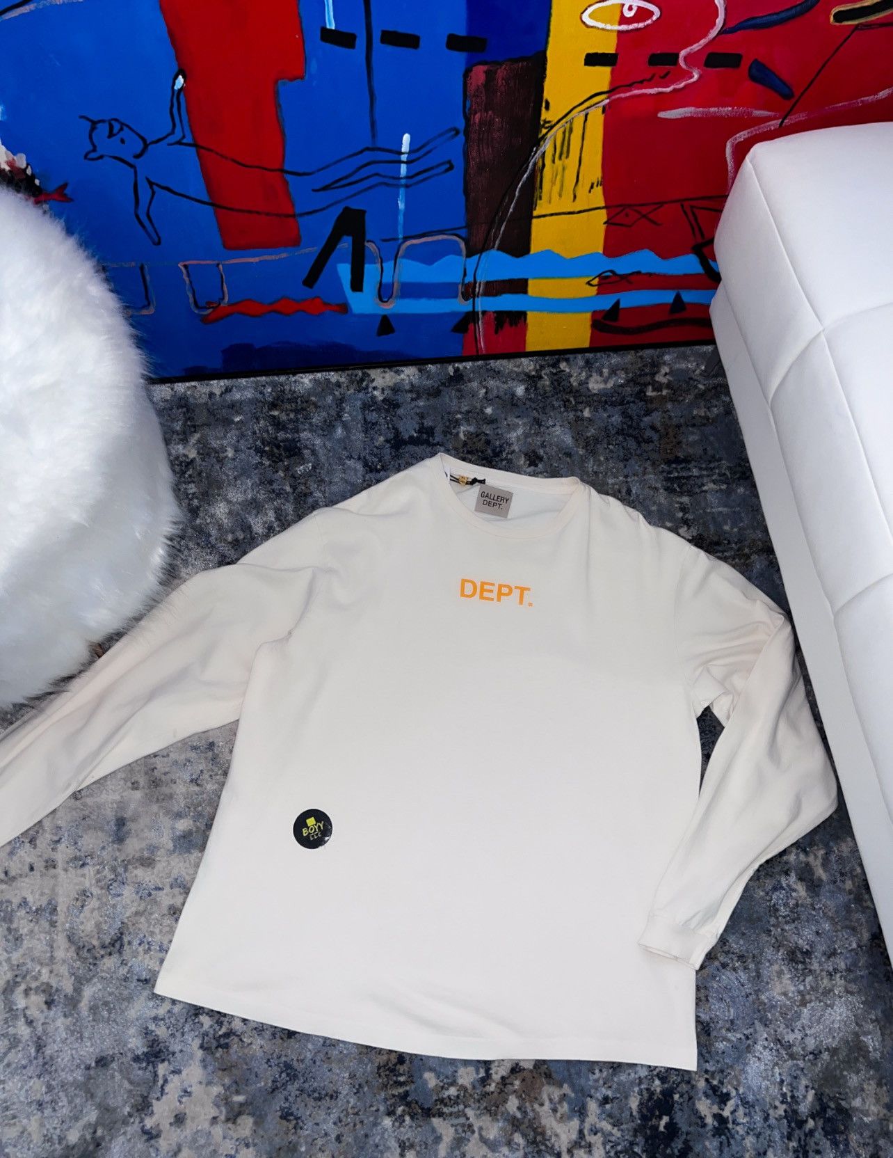 Gallery Dept. LONGSLEEVE logo t shirt Size US XL / EU 56 / 4 - 1 Thumbnail