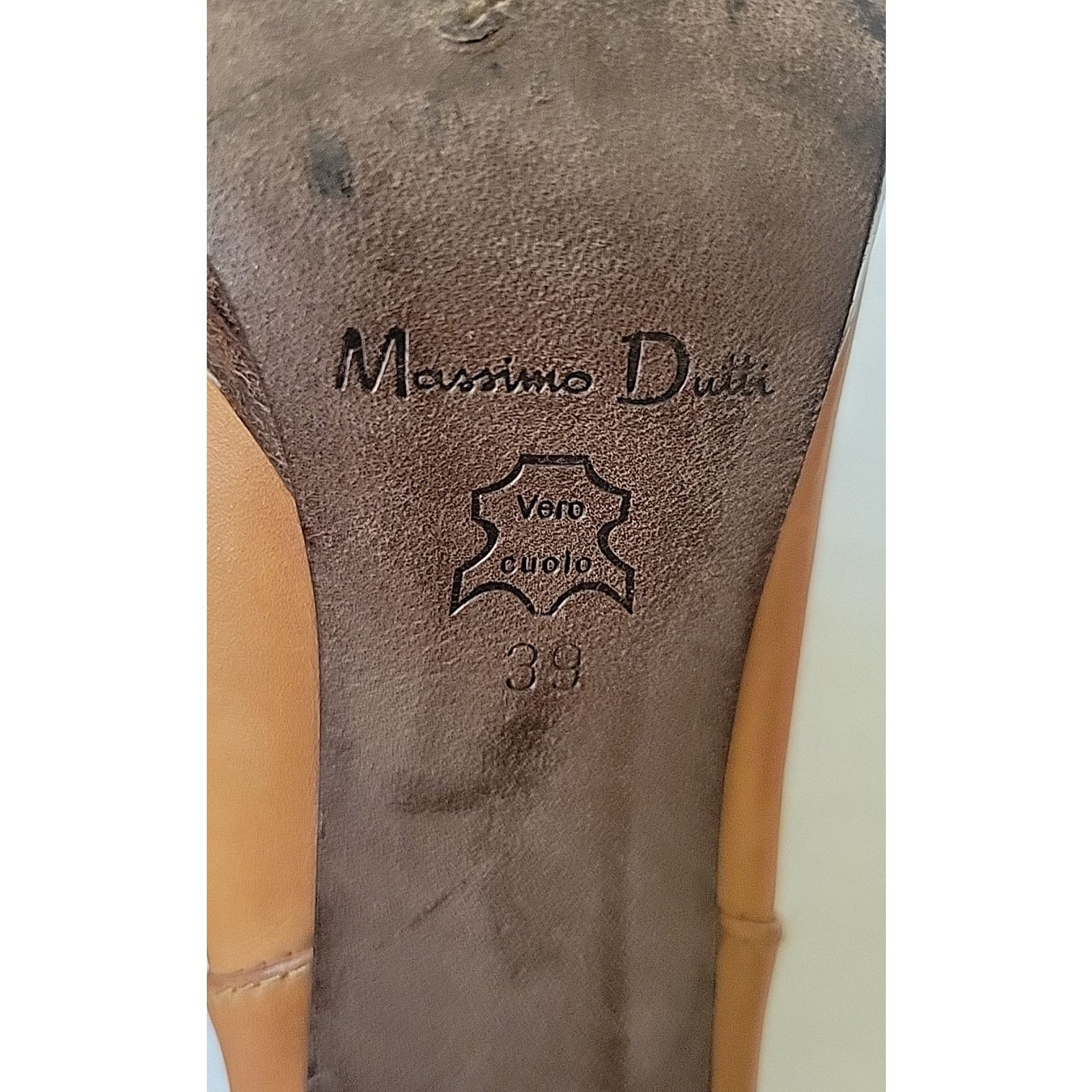 Massimo Dutti Massimo Dutti Knee High Leather Women Boots Brown Size US 9 Size US 9 / IT 39 - 8 Thumbnail