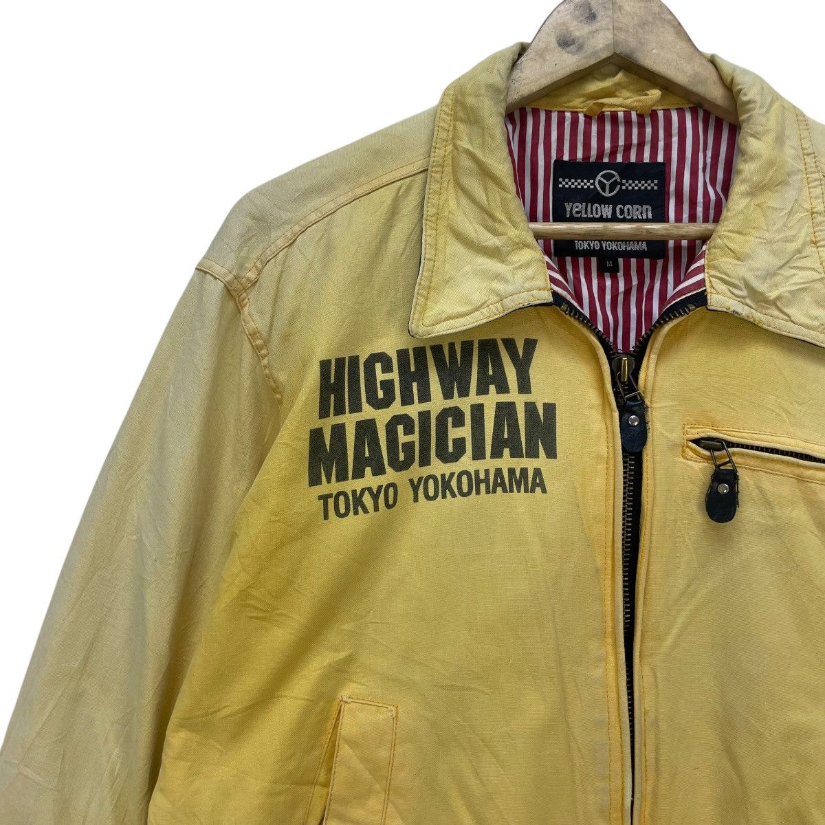 YELLOW CORN Vintage Faded Yellow Corn Highway Magician Light Jacket Size US M / EU 48-50 / 2 - 3 Thumbnail
