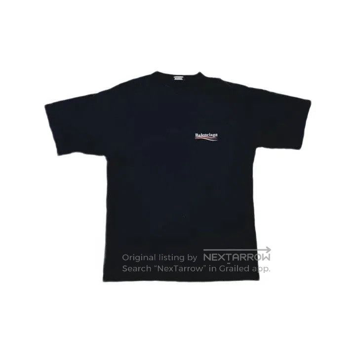Balenciaga Balenciaga Loose Fit Black Short Sleeve T. Size US XS / EU 42 / 0 - 1 Thumbnail