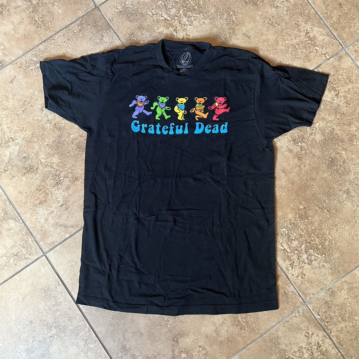Grateful Dead Dancing Bears Logo Tee Size US L / EU 52-54 / 3 - 1 Thumbnail