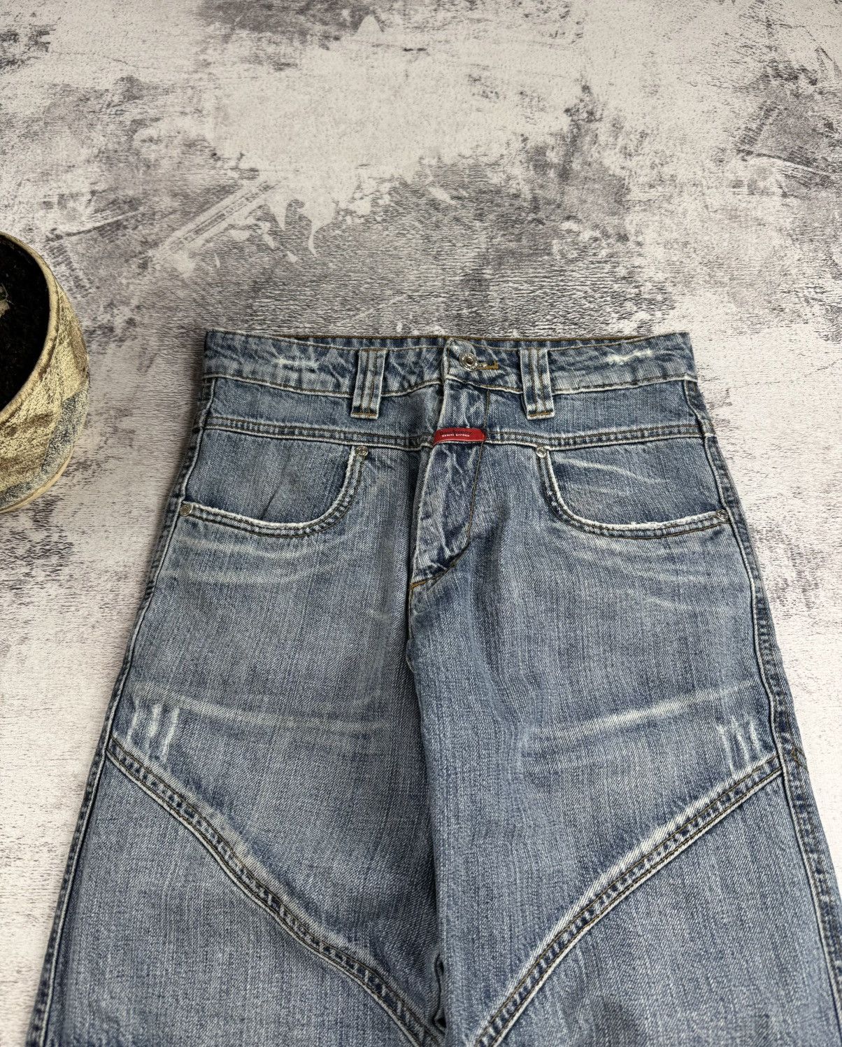 Diesel Diesel Vintage Hip Hop Rap Pocket Washed American USA 90s Jeans Pants Trousers Size US 29 - 12 Thumbnail