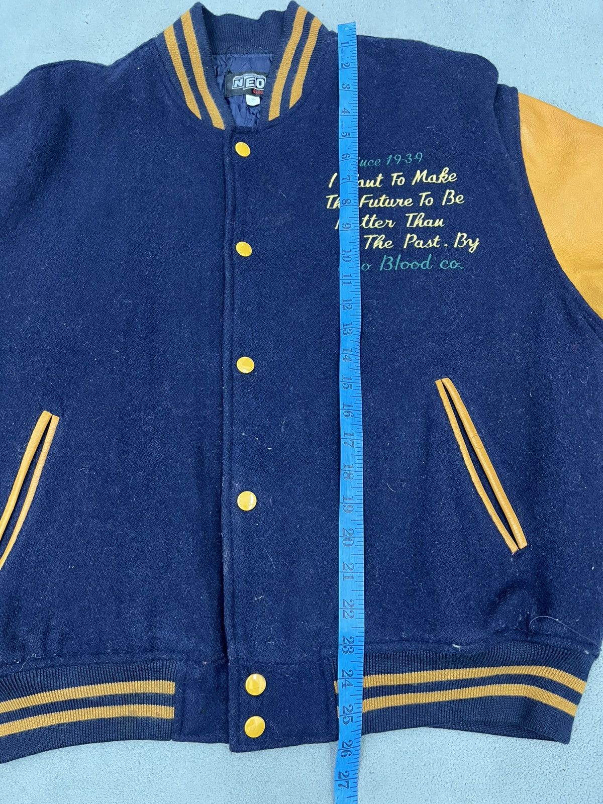 Japanese Brand ARCHIVE🔥NEO BLOOD VARSITY JACKET Size US M / EU 48-50 / 2 - 15 Thumbnail