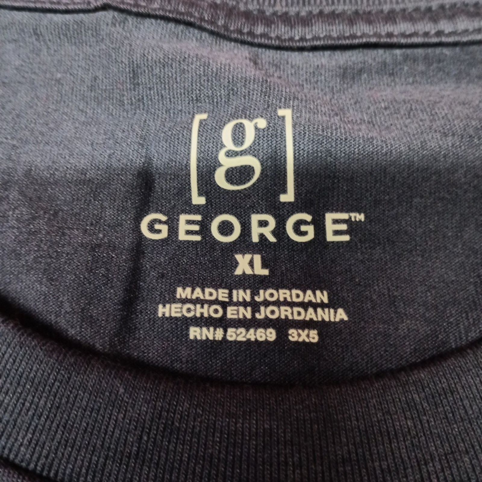 George George Men's T-Shirt Size XL XLarge Blue Moisture Wicking Size US XL / EU 56 / 4 - 3 Thumbnail