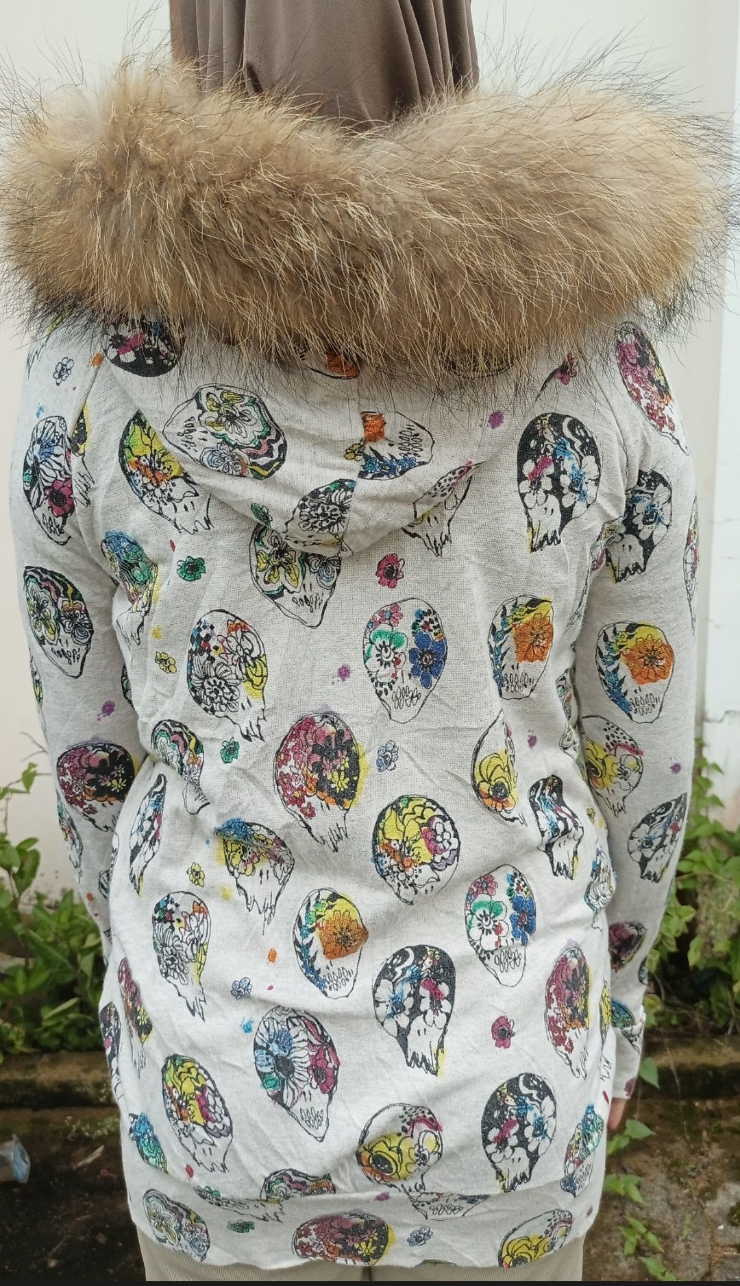 Japanese Brand × Le Grande Bleu (L.G.B.) SCOLAR Skulls Fur Hoodie Size US M / EU 48-50 / 2 - 1 Thumbnail