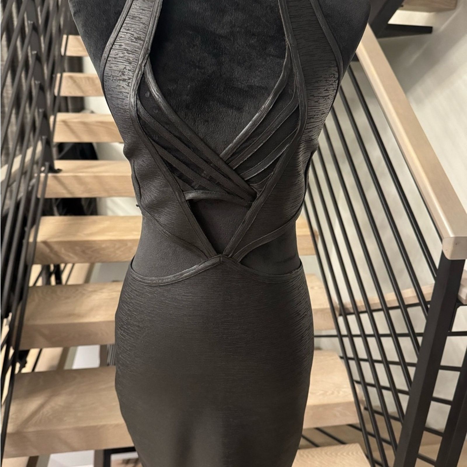 Other New Elegant Black Halter Bodycon Dress size S Size S / US 4 / IT 40 - 12 Thumbnail