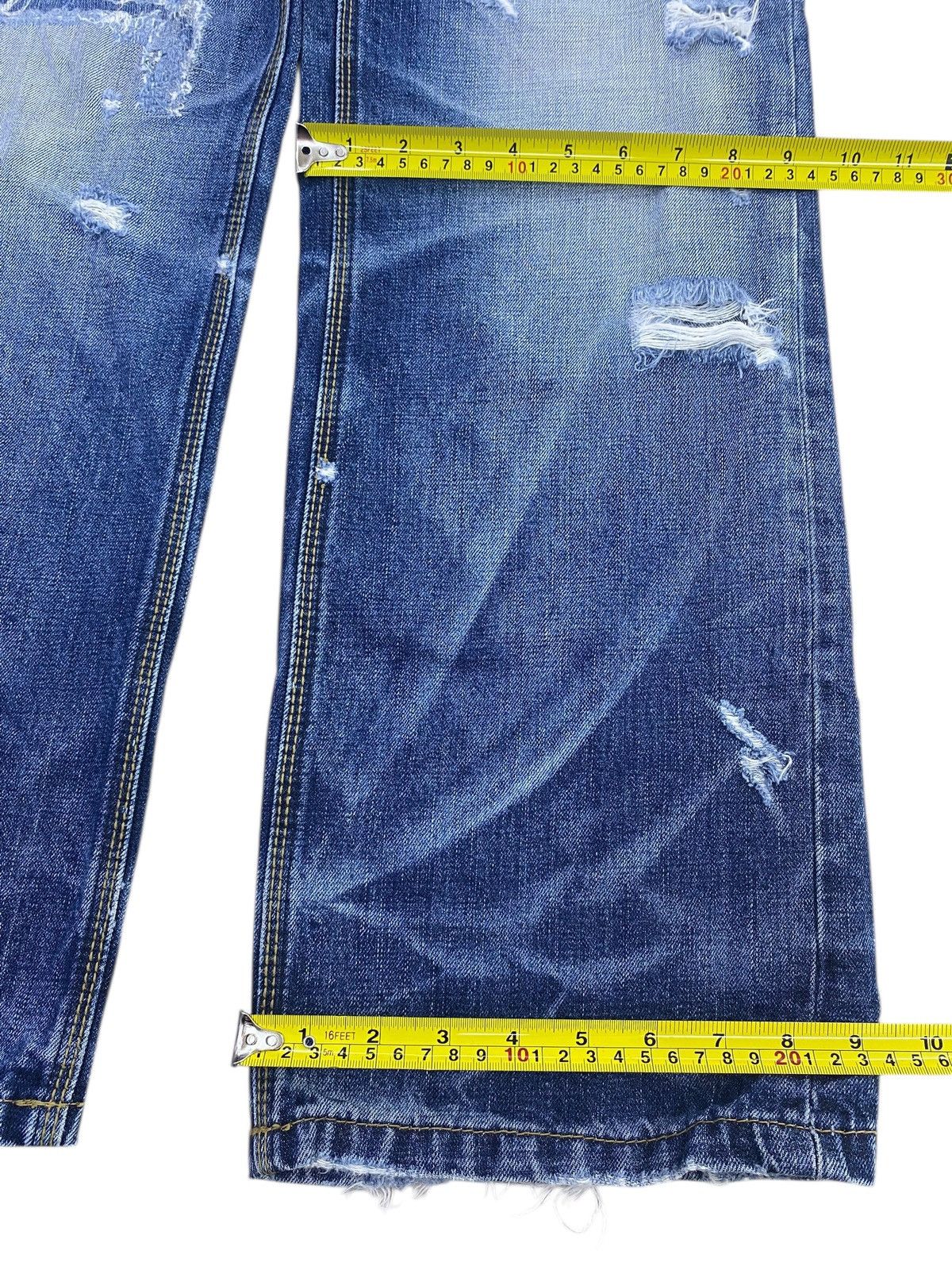 Japanese Brand Japanese Brand Faded Wash Style Ripped Jeans Size US 32 / EU 48 - 7 Thumbnail