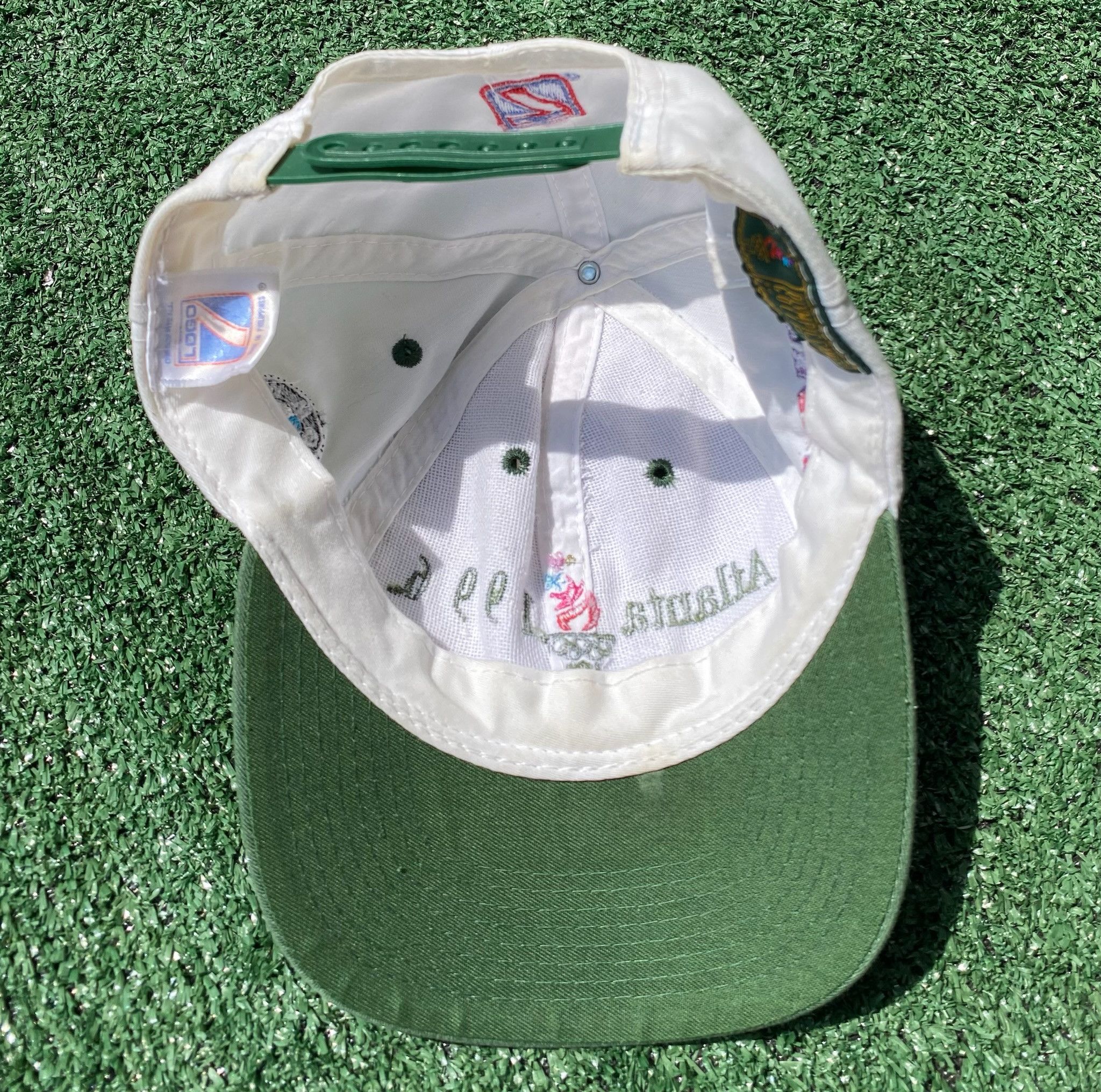 Logo 7 Logo 7 1996 Atlanta Olympics Embroidered Logo Snapback Hat Size ONE SIZE - 11 Thumbnail