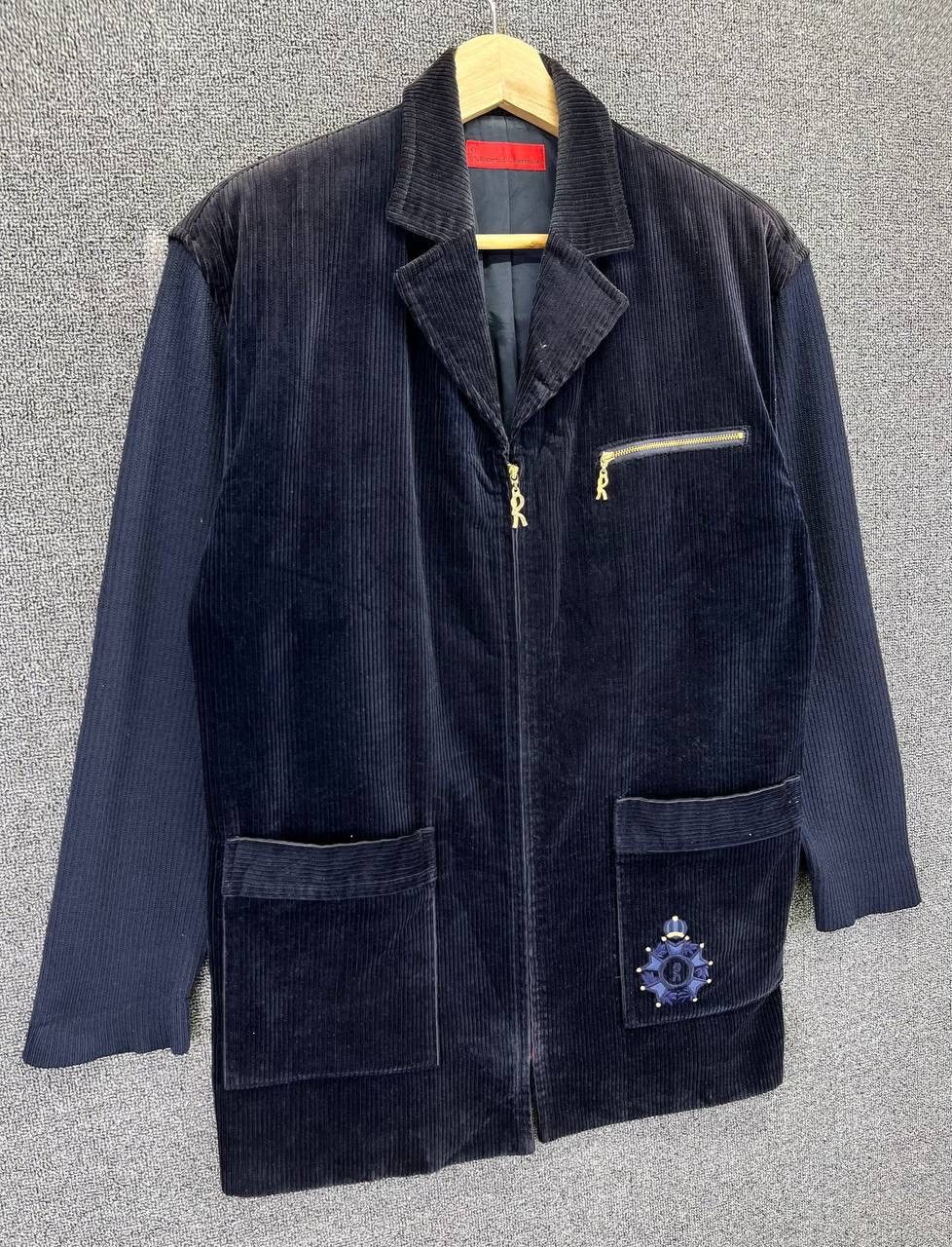 Roberta di Camerino Vintage Roberta Di Camerino Corduroy Zip Up Jacket Size S / US 4 / IT 40 - 2 Thumbnail