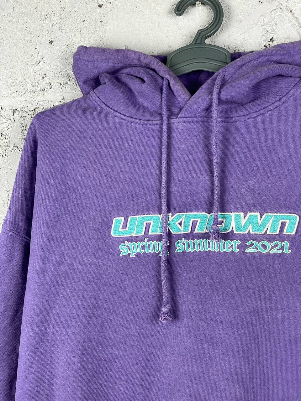 Unknown London Unknown London Violet Heavy Hoodie Size US XL / EU 56 / 4 - 3 Thumbnail