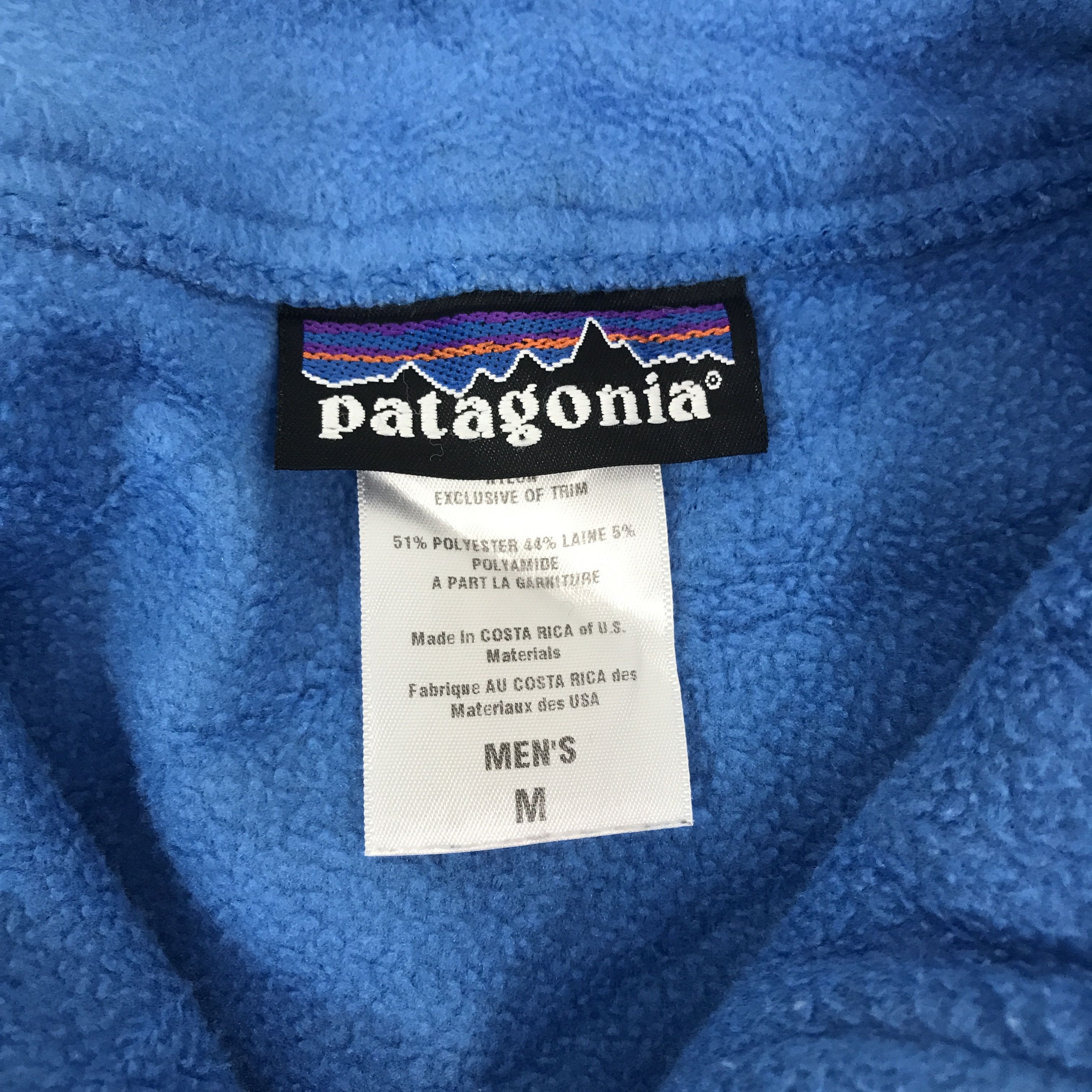 Patagonia Vintage Patagonia Blue Fleece zipper Jacket Size US M / EU 48-50 / 2 - 9 Thumbnail