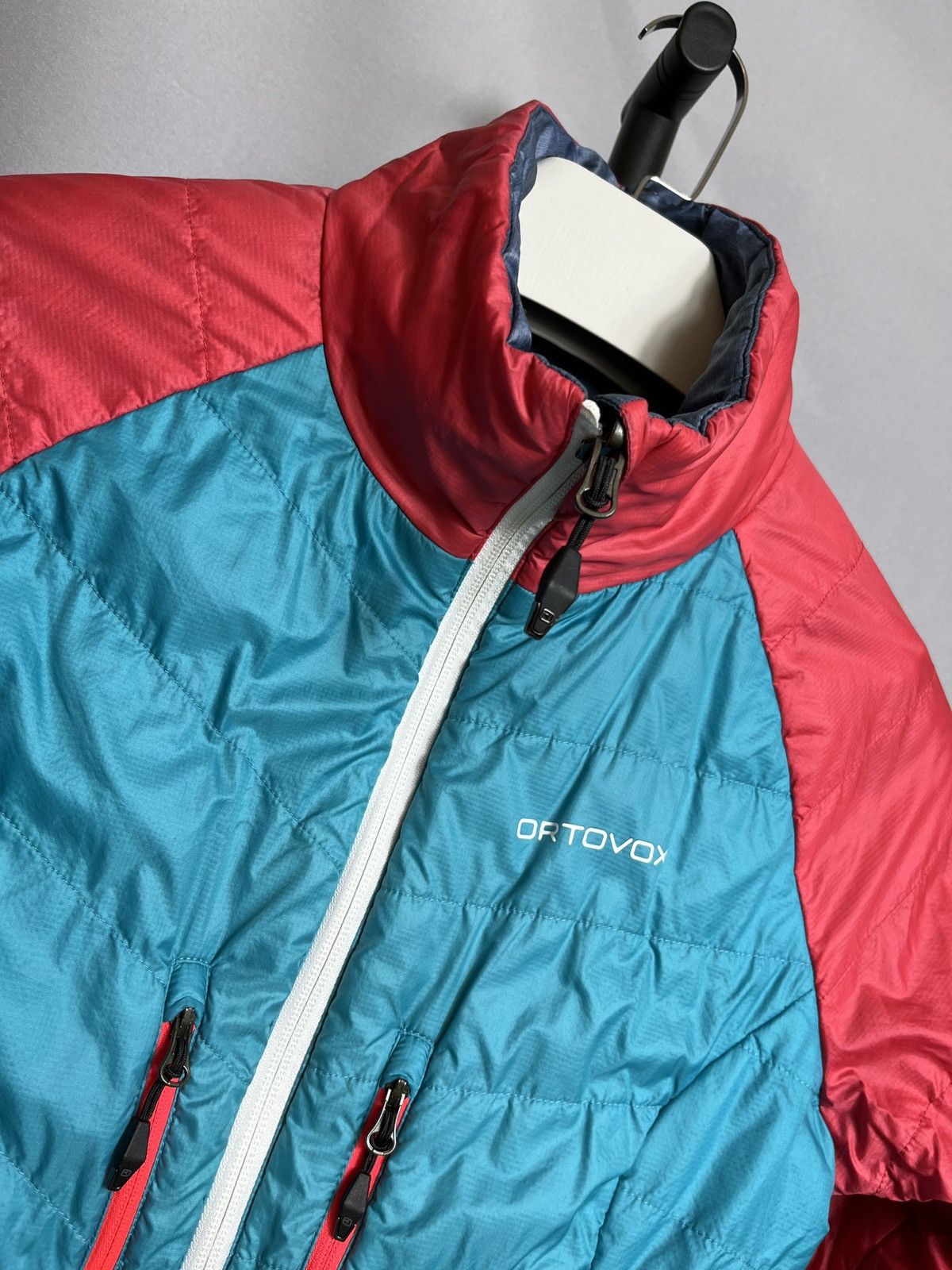 ORTOVOX × Sports Specialties Ortovox SwissWool Reversible Jacket Womens Blue Pink Size M / US 6-8 / IT 42-44 - 2 Thumbnail