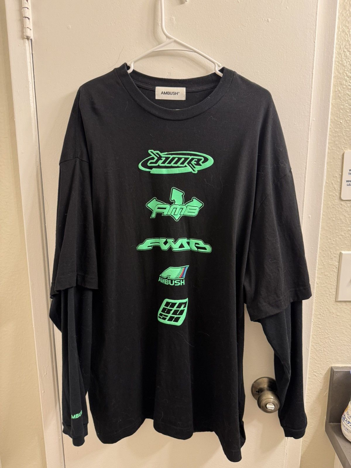 Black Mix Long Sleeve T-shirt
