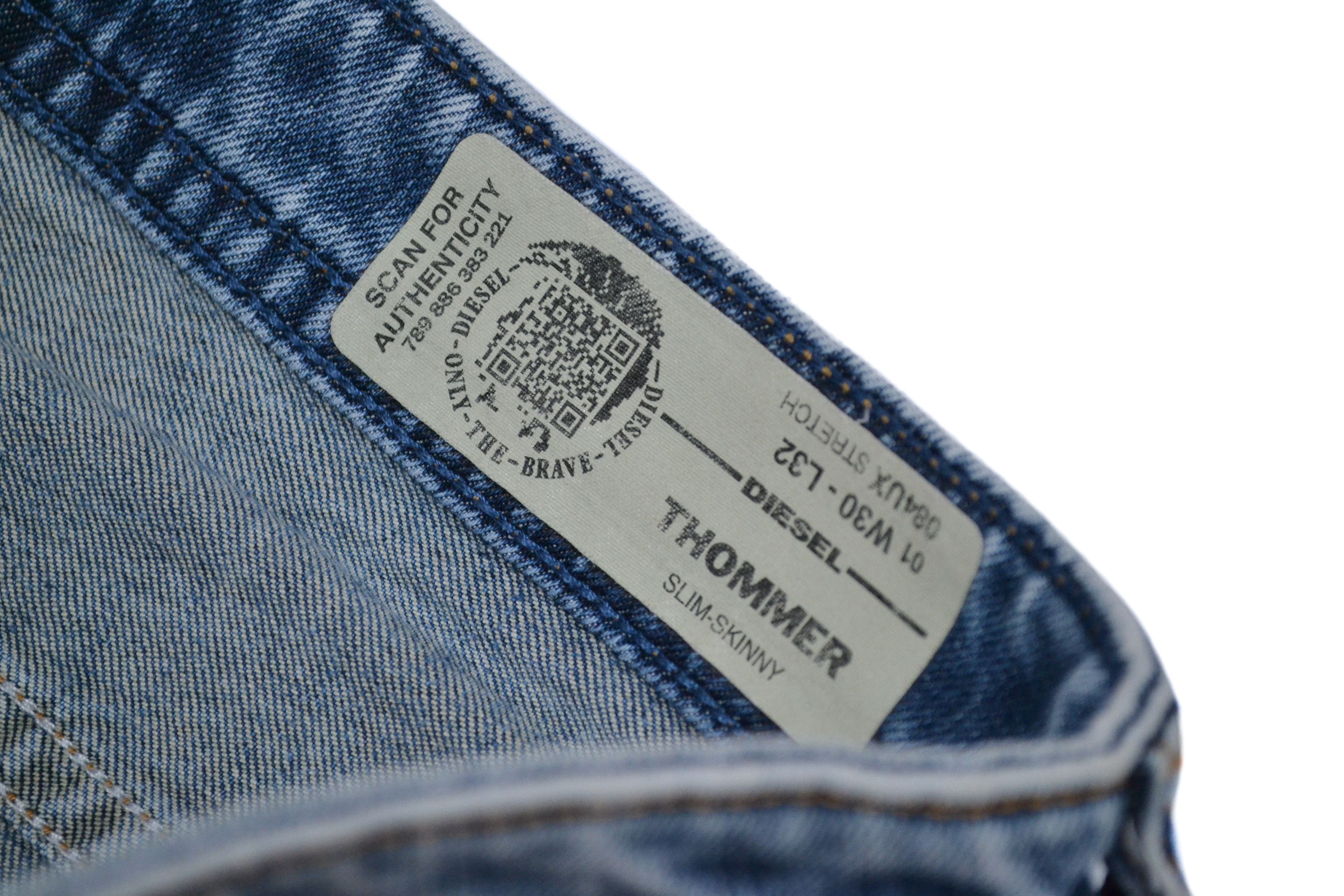 Diesel Diesel Thommer Slim-Skinny 084UX Stretch Jeans Denim Size US 30 / EU 46 - 3 Thumbnail