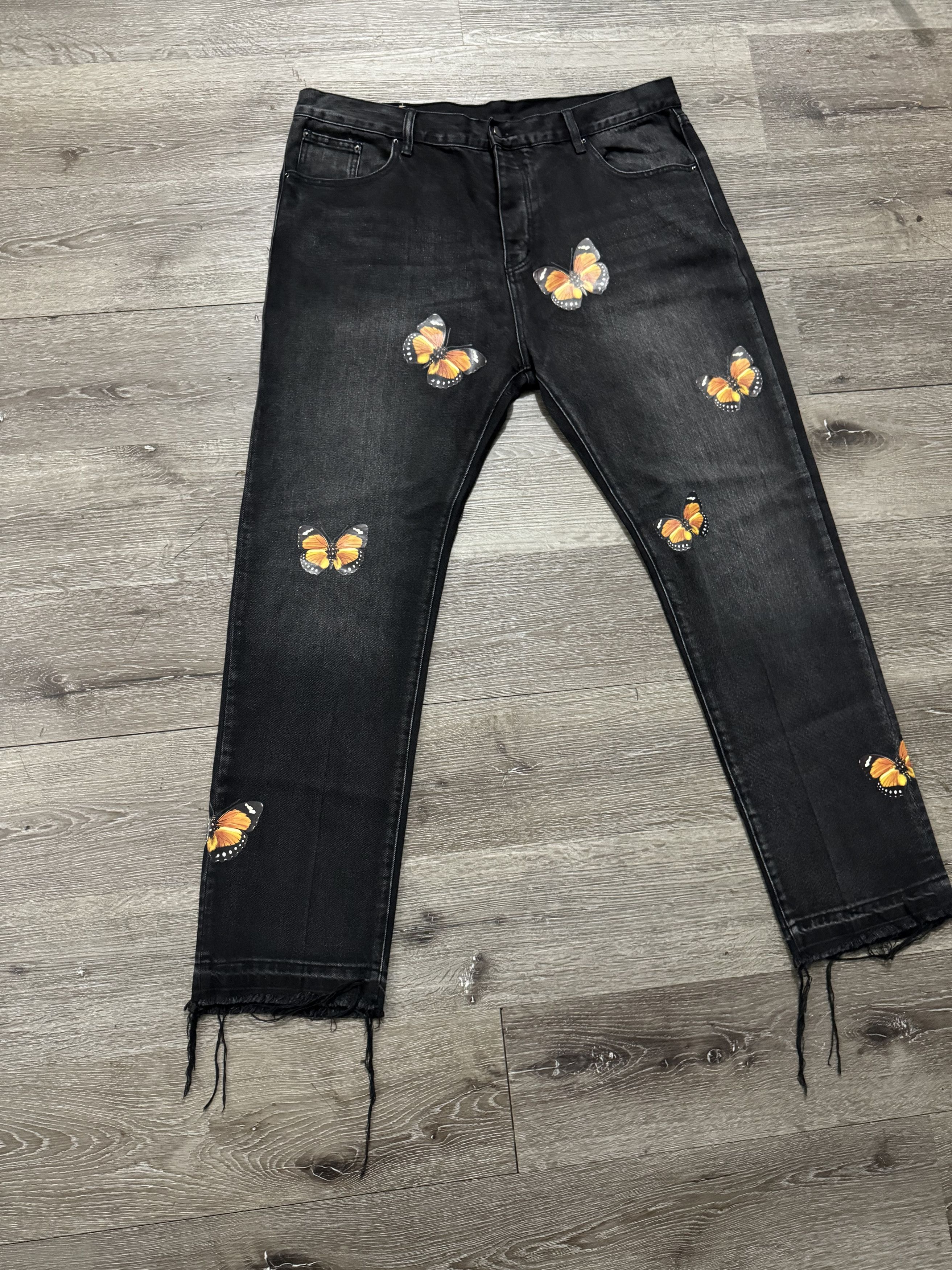 MR NEARLY★butterfly denim MR18 M188 Butterfly Denim - Blue – mnmlkods.la