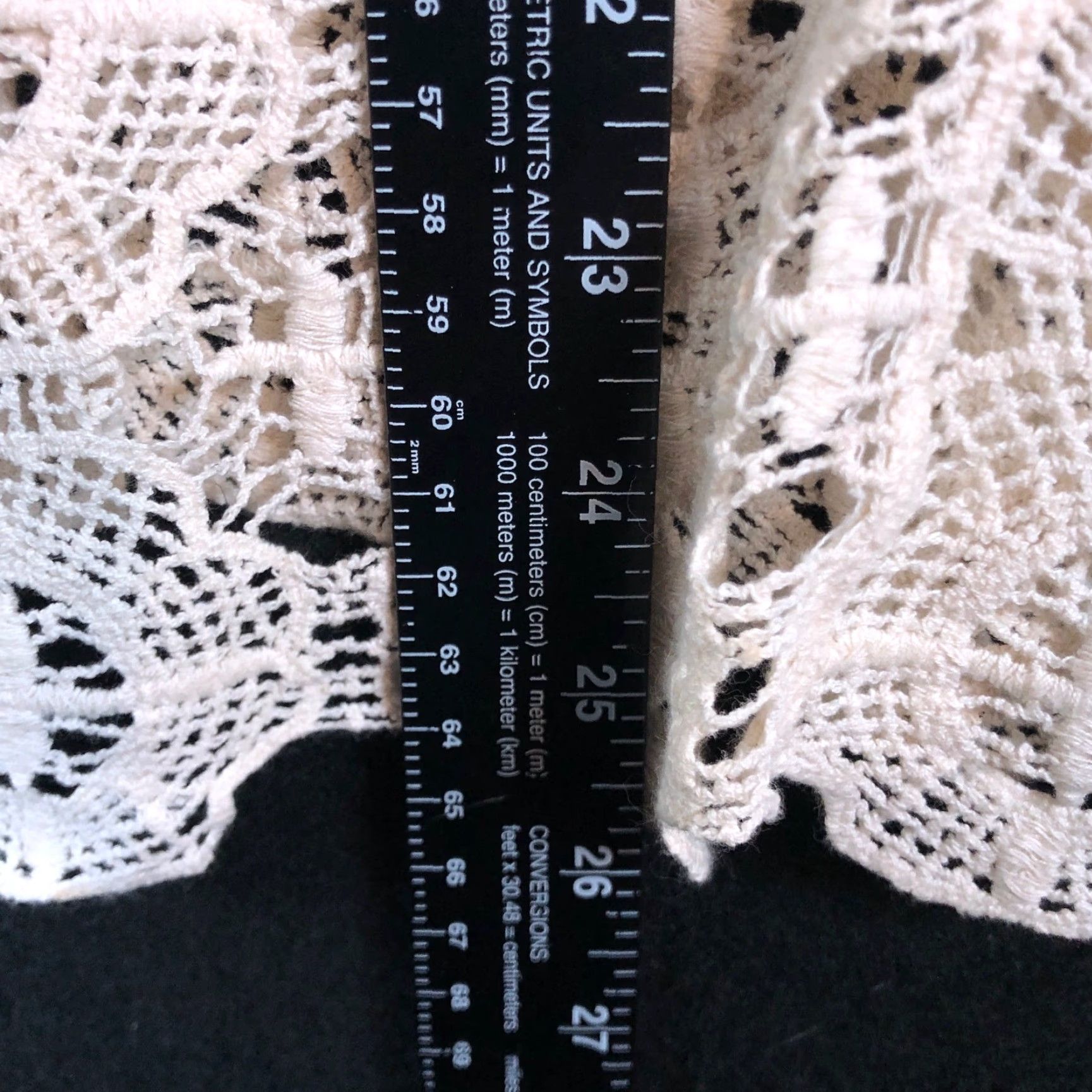Vintage VINTAGE LC Lauren Conrad Womens Tank Cream Crochet Pull Over Sleeveless Top 100% Cotton S Size S / US 4 / IT 40 - 7 Thumbnail