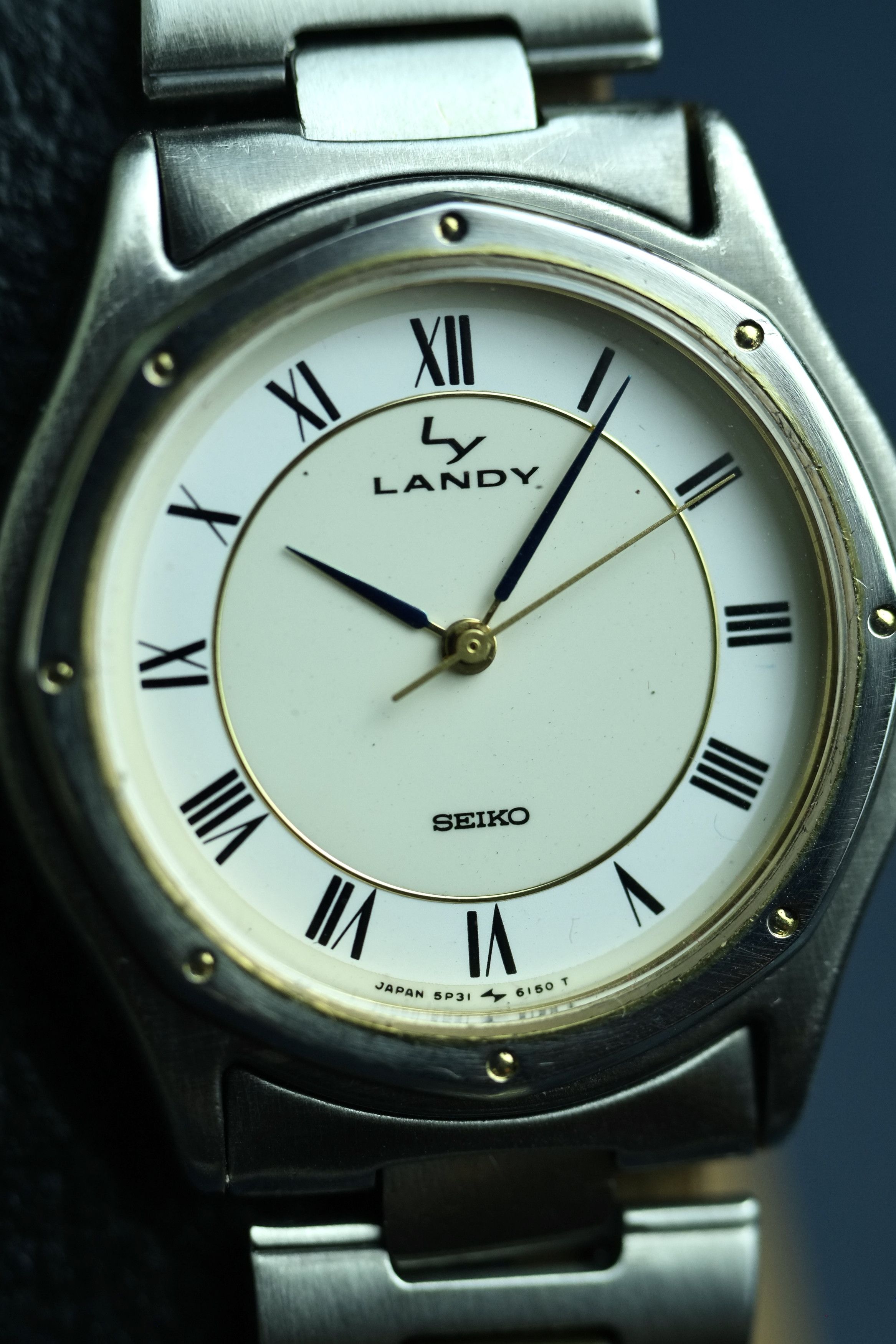 Seiko Seiko Santos Ronde Homage Landy 5P31 6130 from 80s Size 34 - 2 Thumbnail