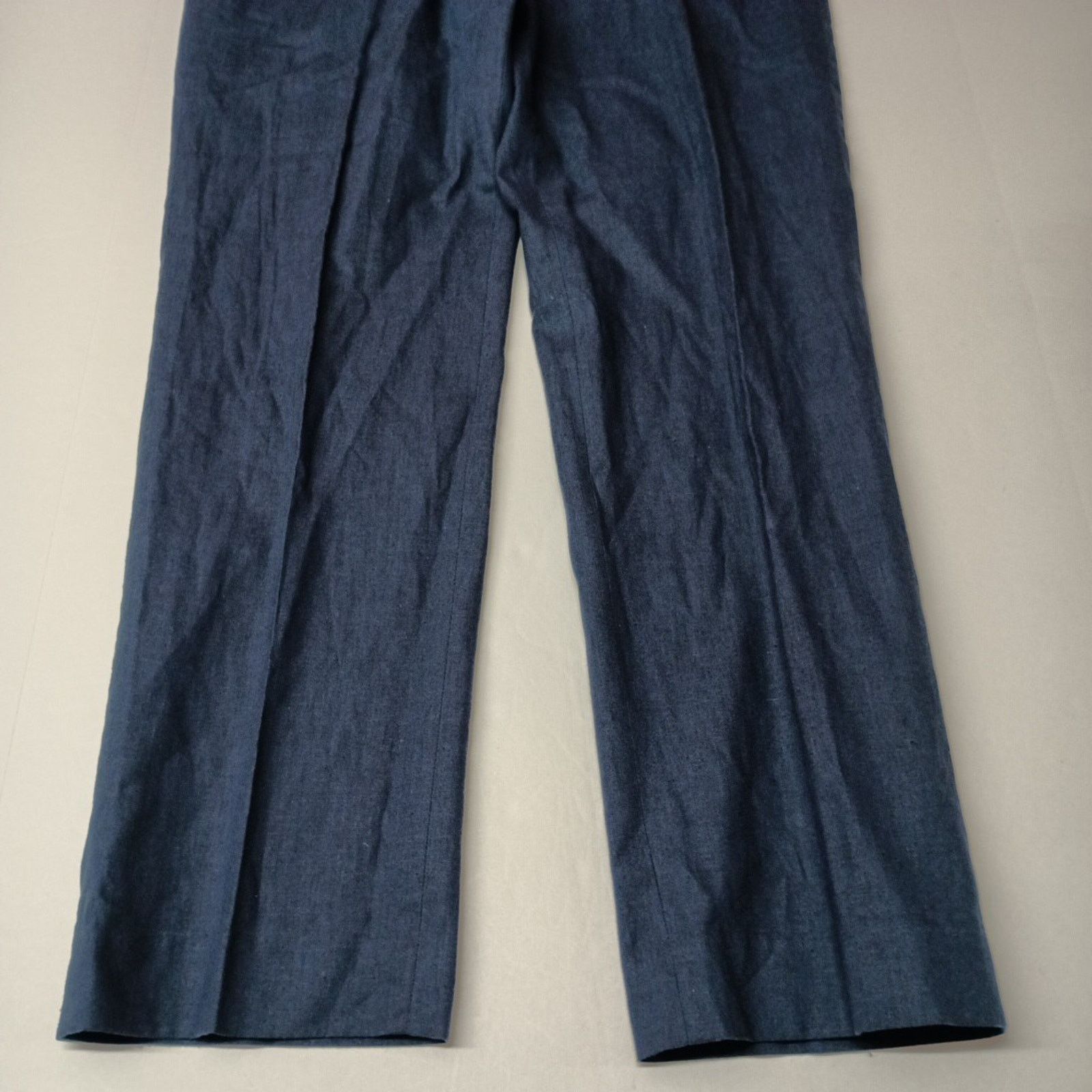 Stafford Stafford Classic Fit Blue Linen Dress Pants Men's Size 32x30 Size US 32 / EU 48 - 3 Thumbnail
