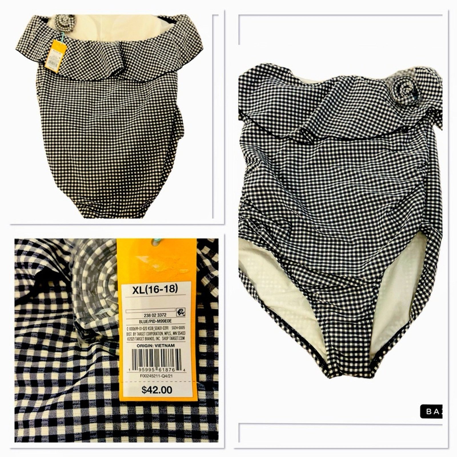 Target Basics HUGE Lot!12+ swimsuits One & 2 pieces! Great for Re-Sell! Size ONE SIZE - 2 Thumbnail