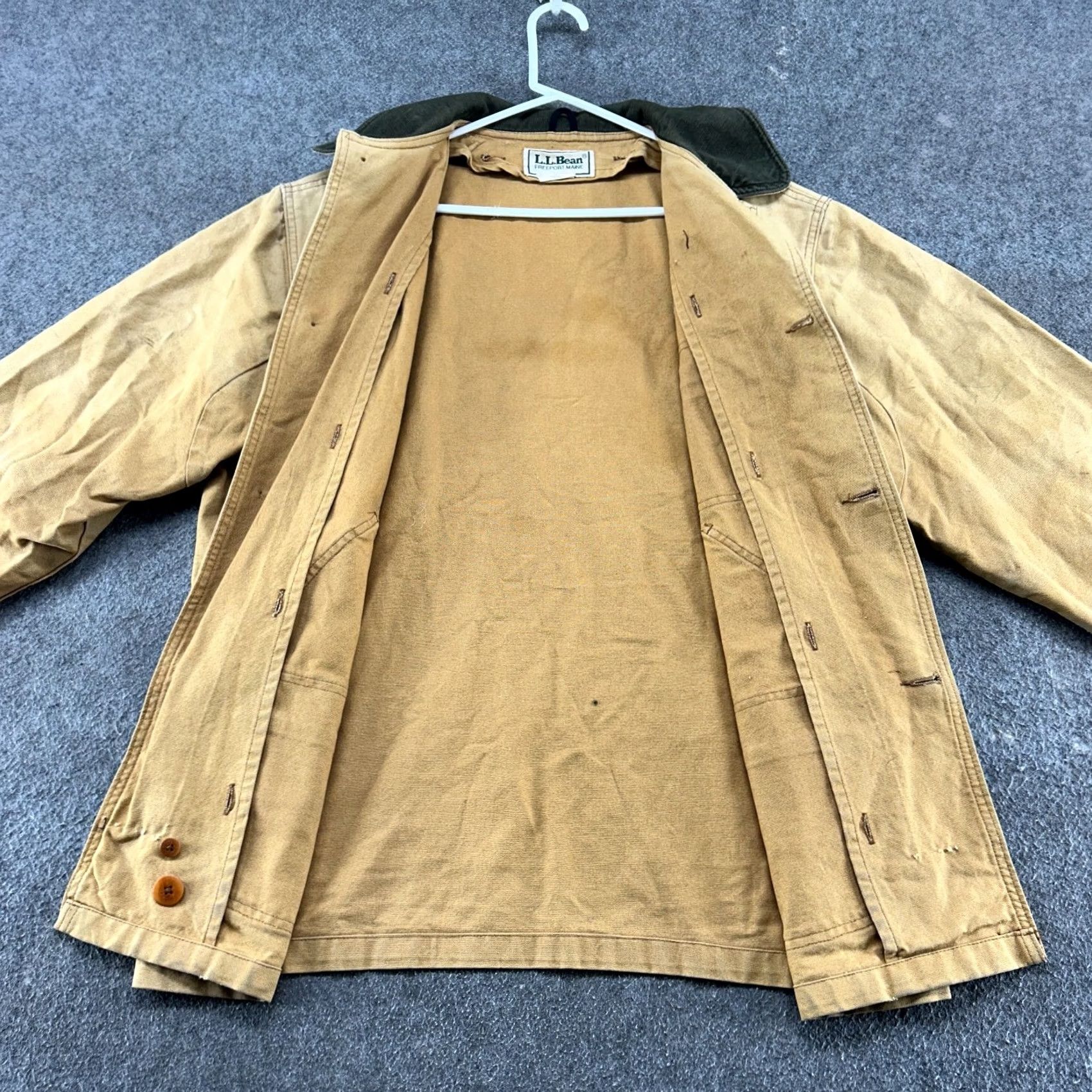 Vintage VINTAGE L.L. Bean Jacket Mens M Brown Canvas Cotton USA 70s 80s Chore Barn Coat Parka Size US M / EU 48-50 / 2 - 5 Thumbnail