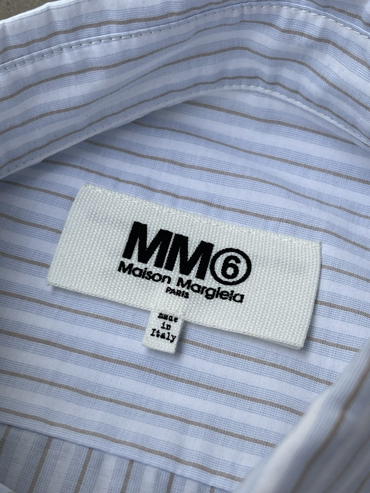Maison Margiela !DS! SS23 Maison Margiela Stripped Numbers White Shirt Size M / US 6-8 / IT 42-44 - 19 Thumbnail