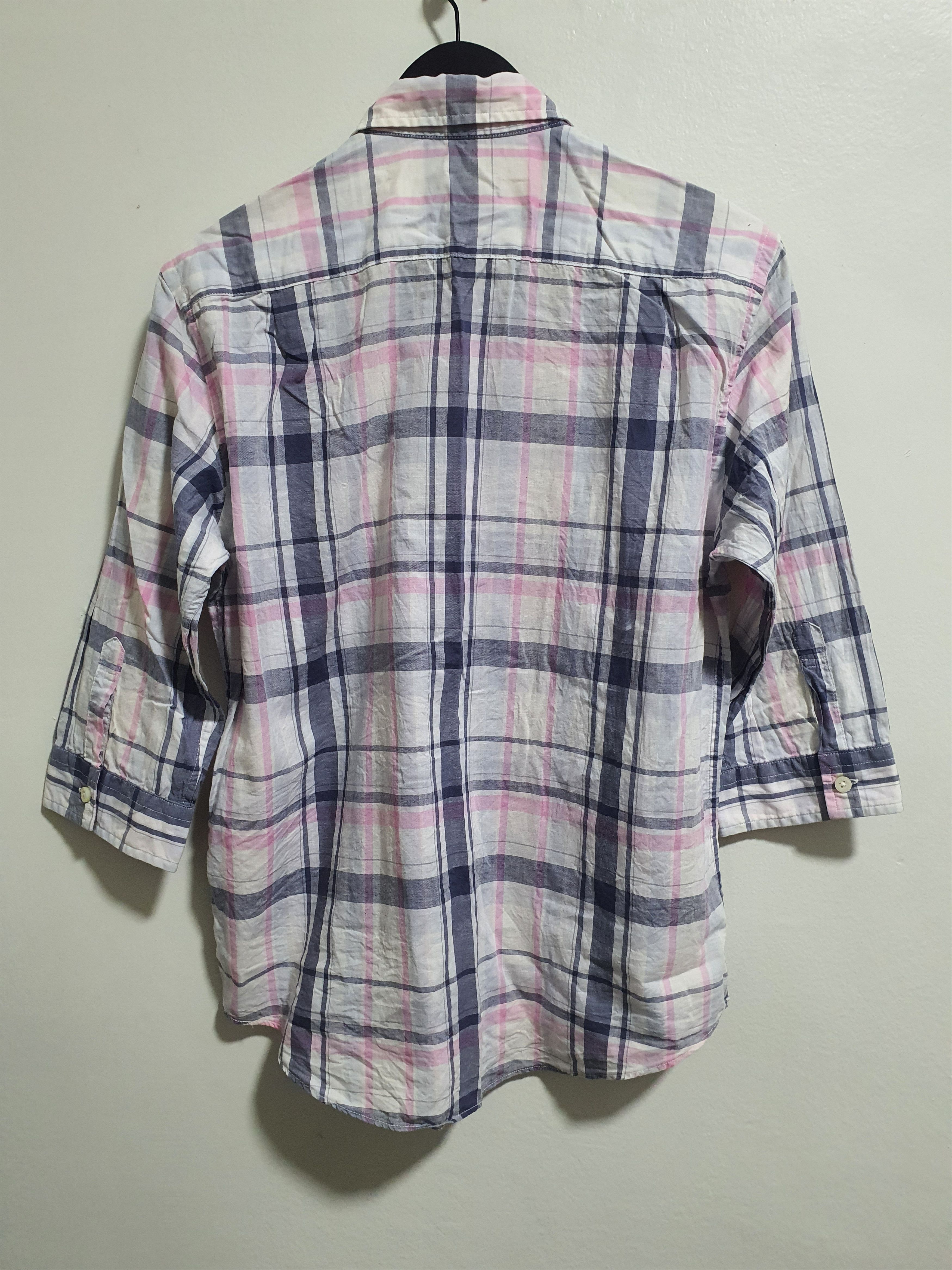 Burberry × Designer BURBERRY 20.5/27.5 HALF-PLACKET SHIRT Size XS / US 0-2 / IT 36-38 - 3 Thumbnail
