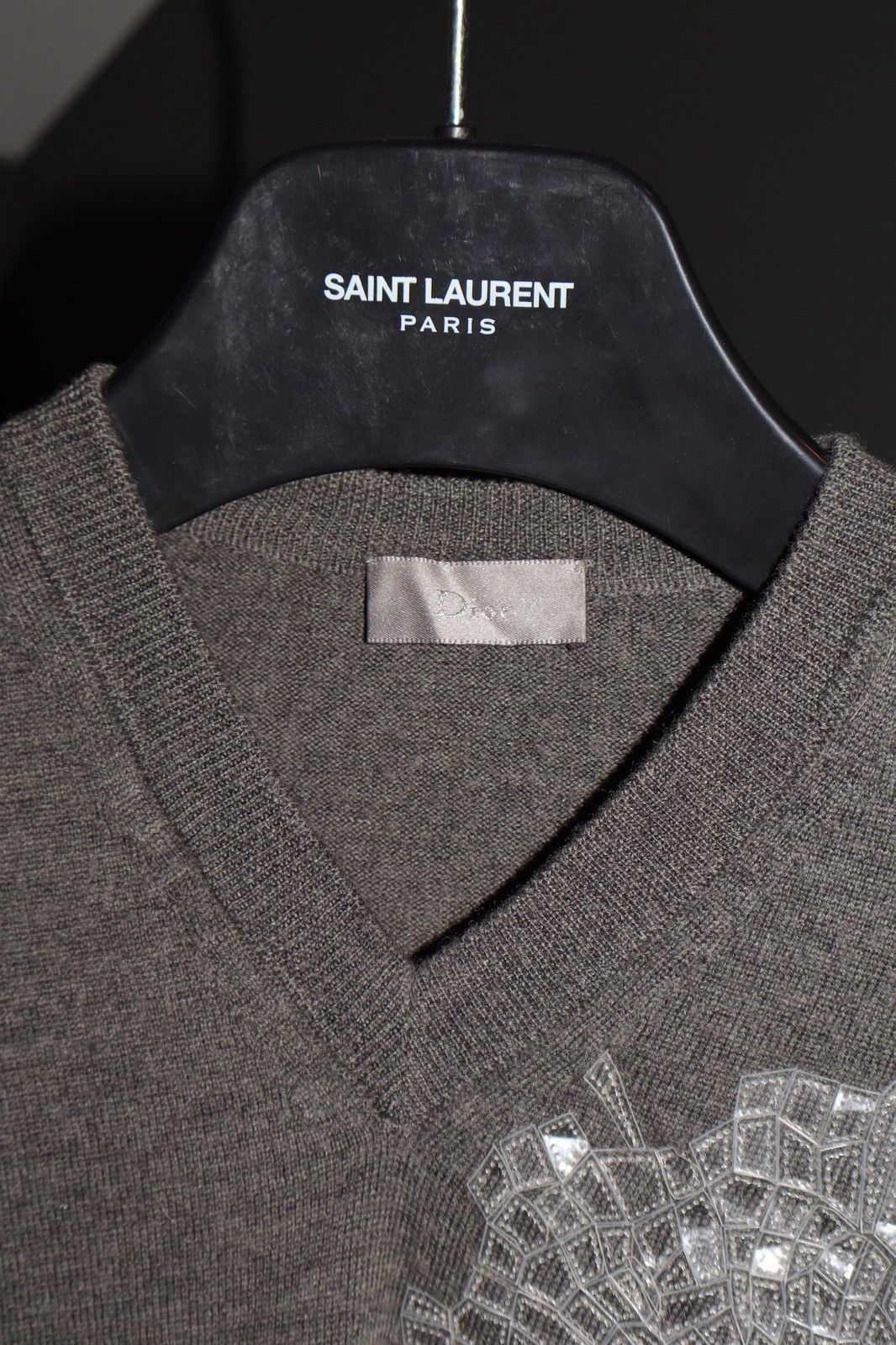 Dior Dior Homme FW08 Kris Van Assche Glass Sweater Size US XS / EU 42 / 0 - 2 Thumbnail