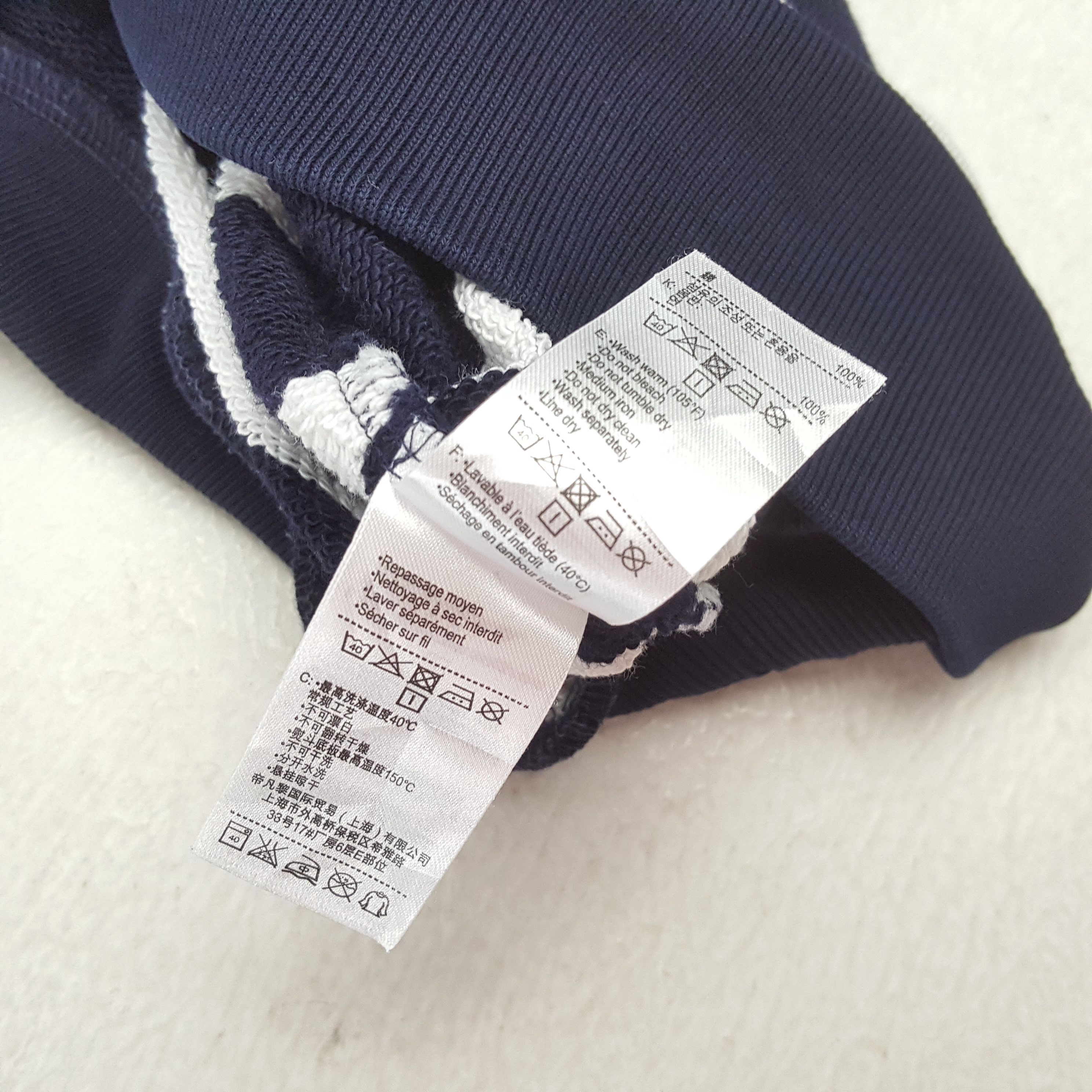 Lacoste × Vintage Vintage LACOSTE Sportswear Stripe Design Sweatshirt Size US S / EU 44-46 / 1 - 8 Thumbnail