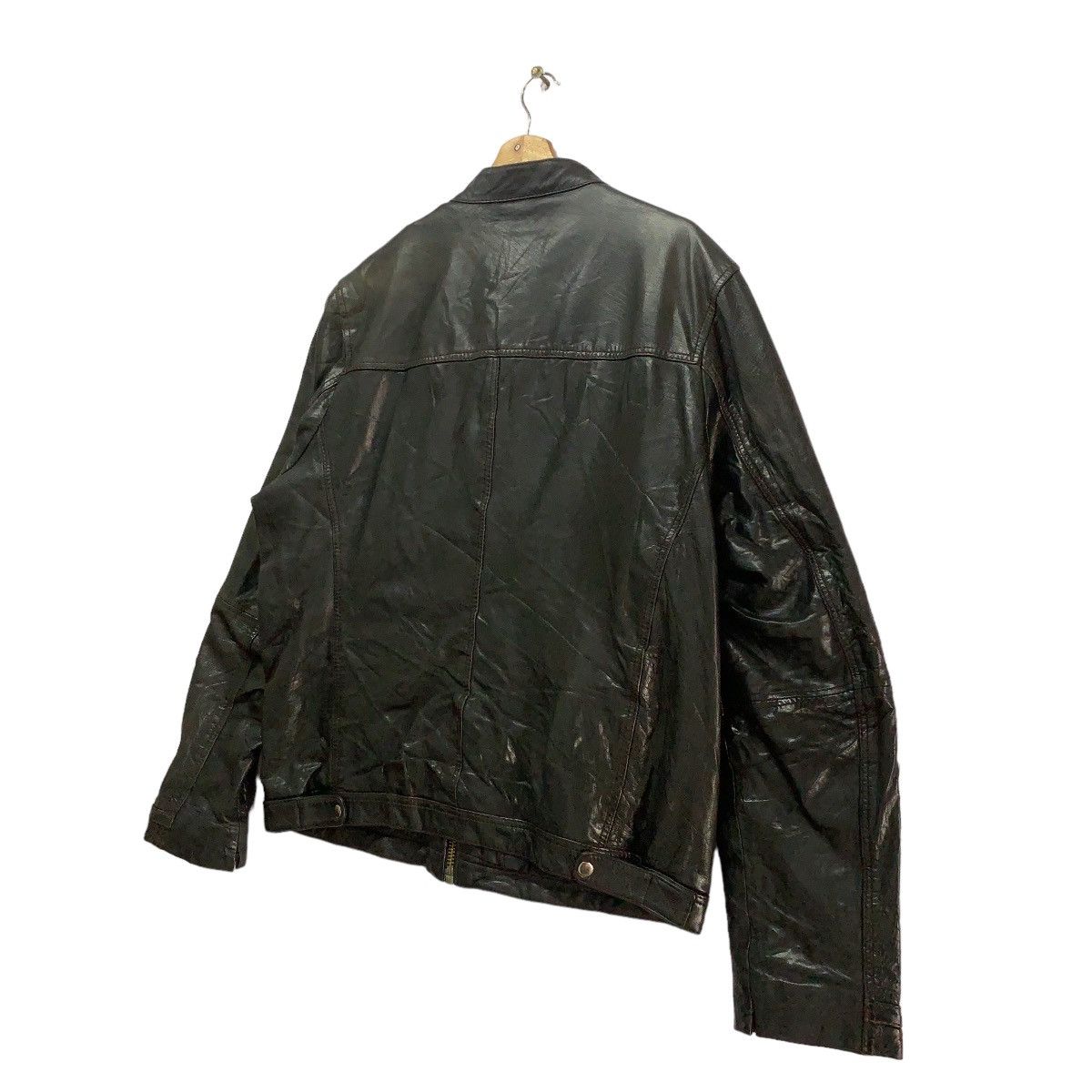 Genuine Leather Saki Sweden Motorcycles Leather Jacket Size US XL / EU 56 / 4 - 4 Thumbnail