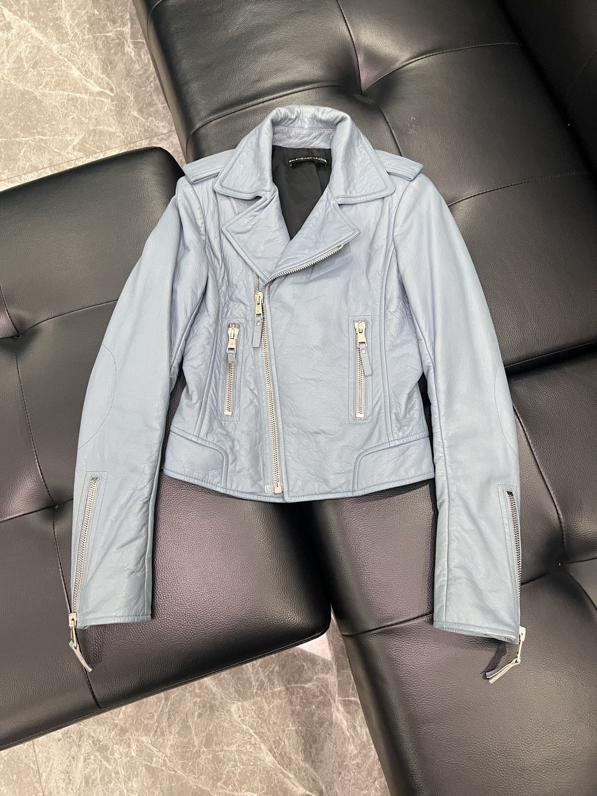 Balenciaga Balenciaga 2012 Slim Biker Jacket Size US XS / EU 42 / 0 - 4 Thumbnail