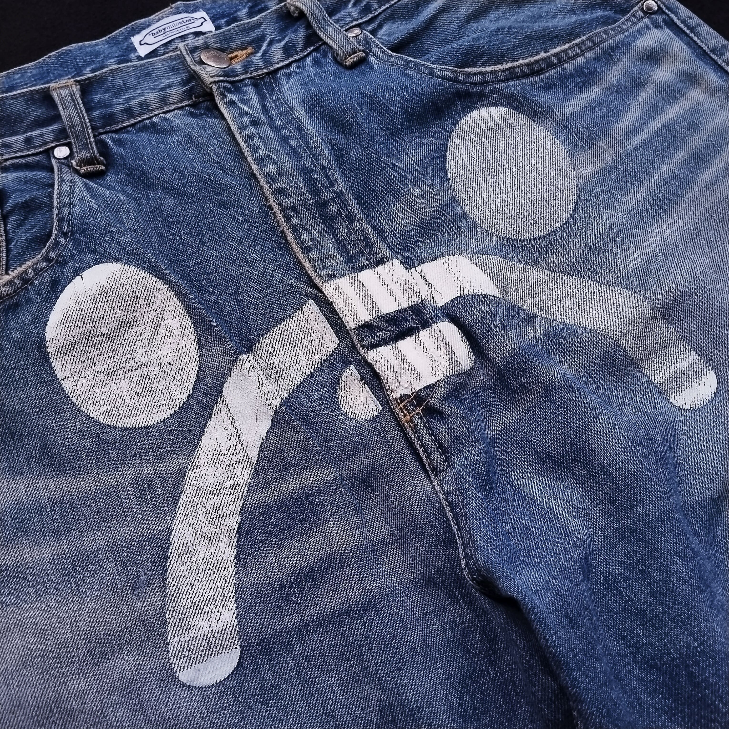 Bape Washed Baby Milo Denim Pants (2006) Size US 40 / EU 56 - 5 Thumbnail