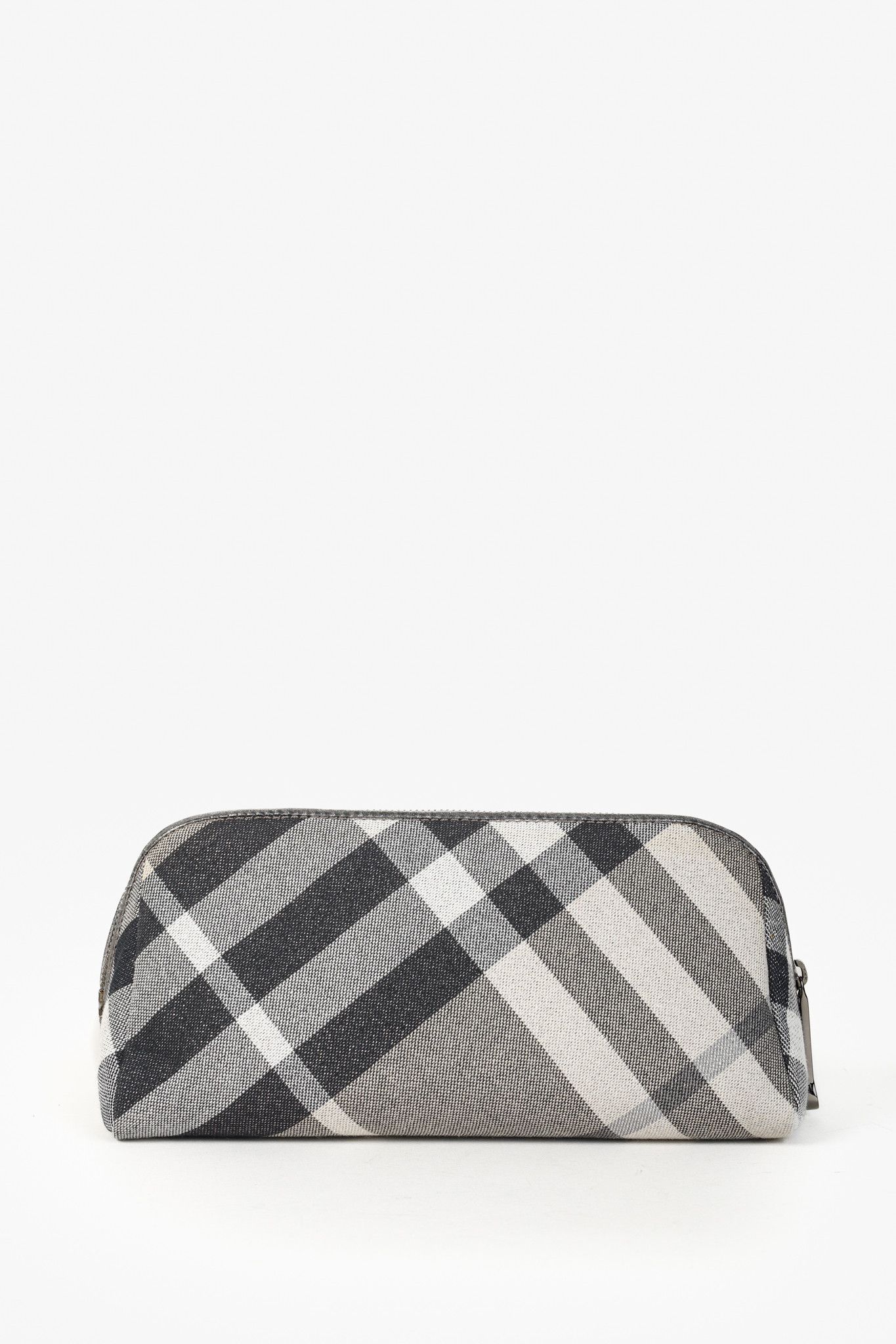 Burberry Burberry Check Grey Shimmer Travel Pouch Size ONE SIZE - 4 Thumbnail