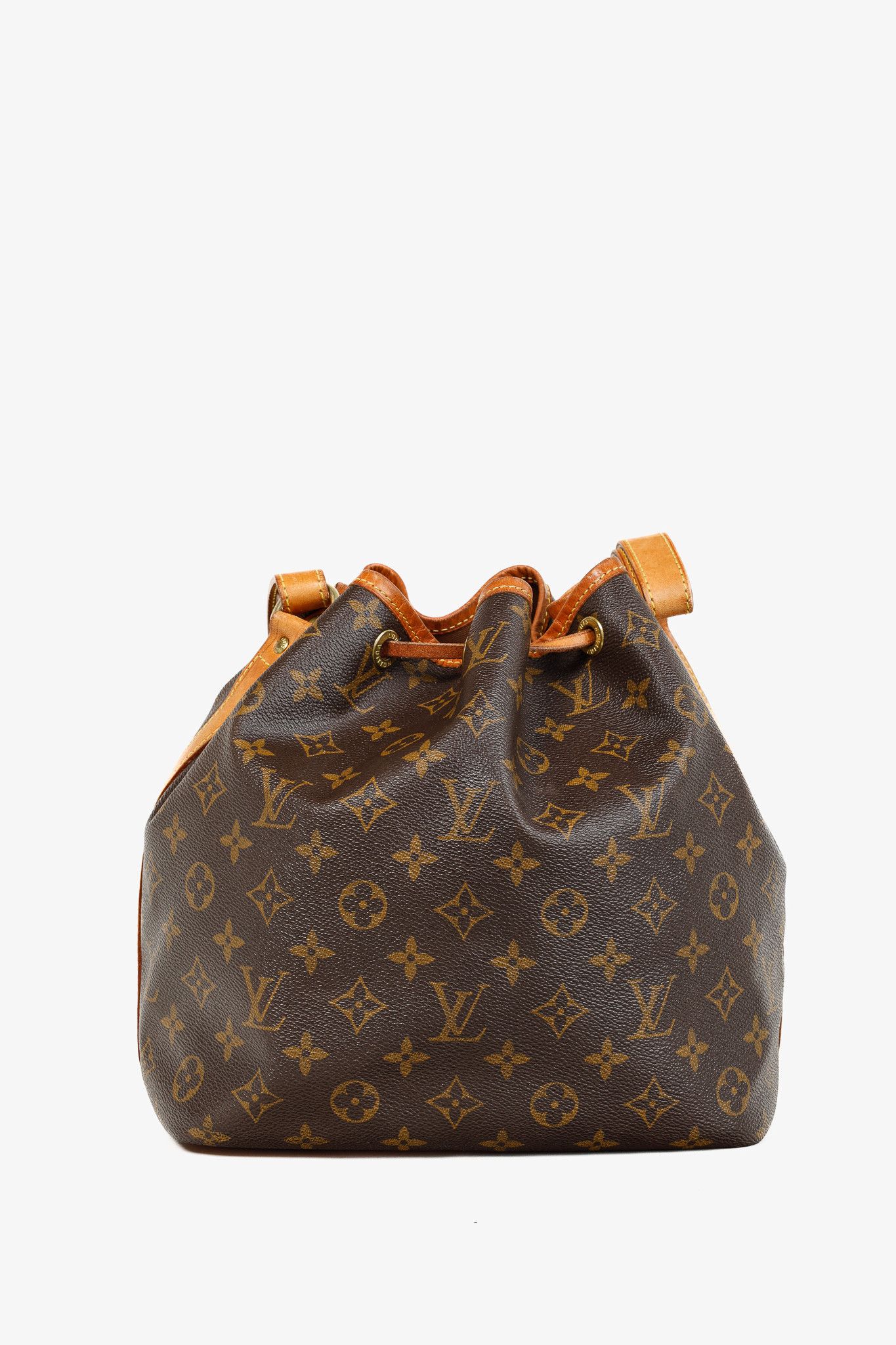 Louis Vuitton Louis Vuitton Petit Noe Monogram Canvas Bucket Bag Size ONE SIZE - 4 Thumbnail