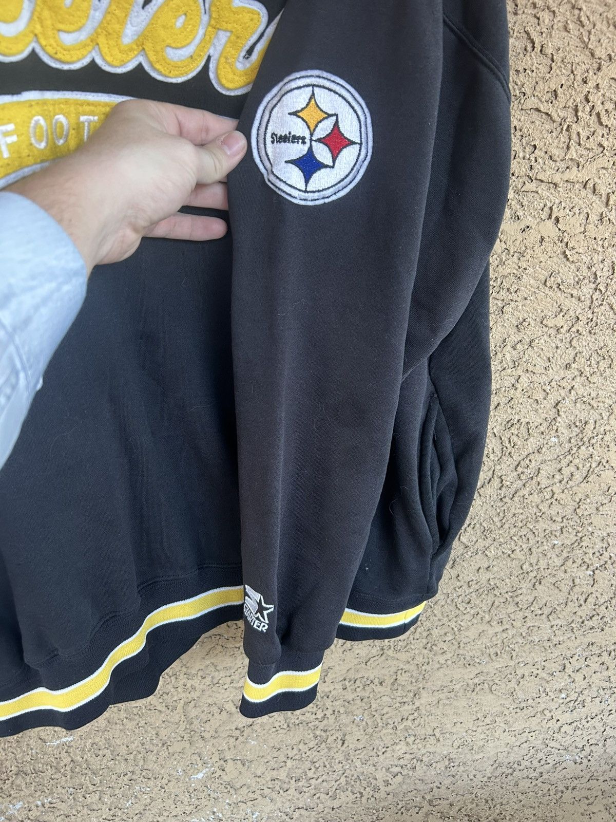 Starter Vintage Pittsburgh Steelers Starter Hoodie Size XL Size US XL / EU 56 / 4 - 2 Thumbnail