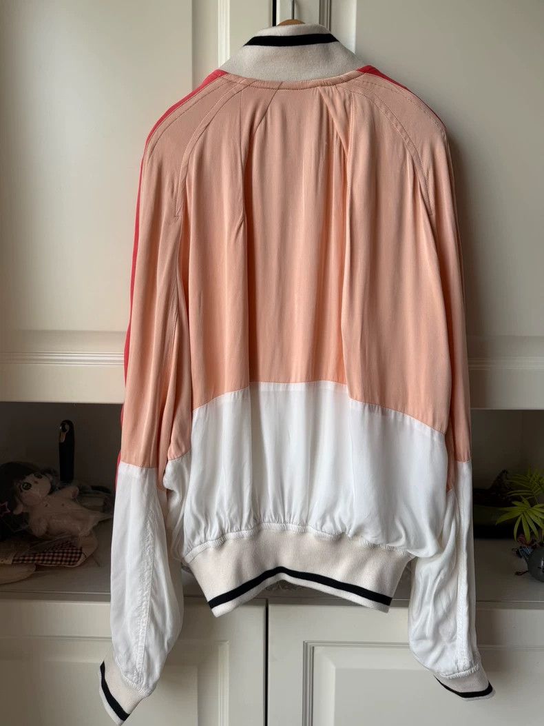 Haider Ackermann Haider Ackermann Silk pink white sports jacket Size M / US 6-8 / IT 42-44 - 4 Thumbnail