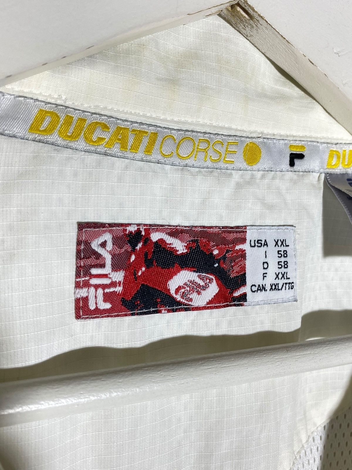 Fila Vintage Y2K Fila Ducati Force Rare Racing Moto Japan Jacket Size US XXL / EU 58 / 5 - 18 Thumbnail