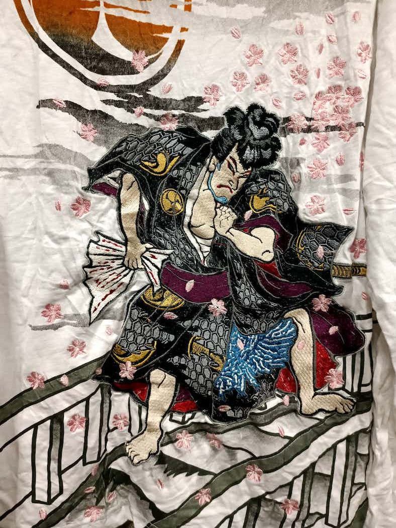 Japanese Brand t shirt long sleeve japanese brand /sukajan embroidery Size US M / EU 48-50 / 2 - 3 Thumbnail