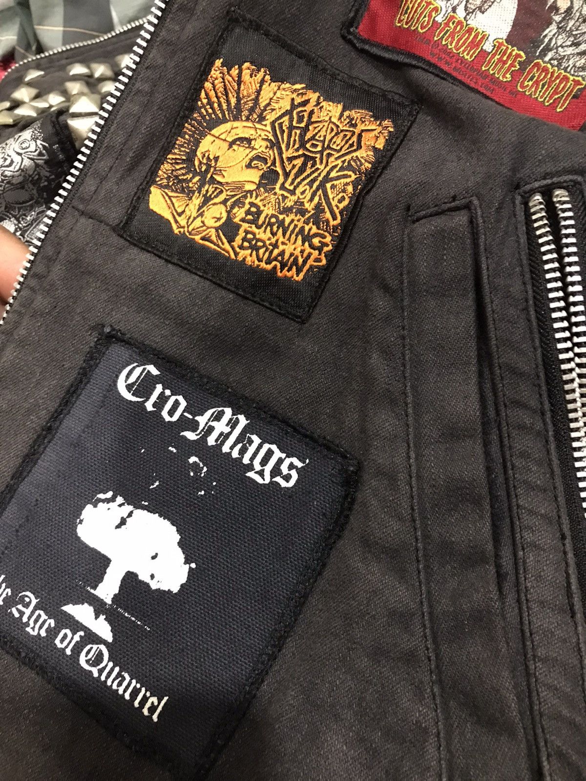 Band Tees Jacket punk………. Size US L / EU 52-54 / 3 - 16 Thumbnail