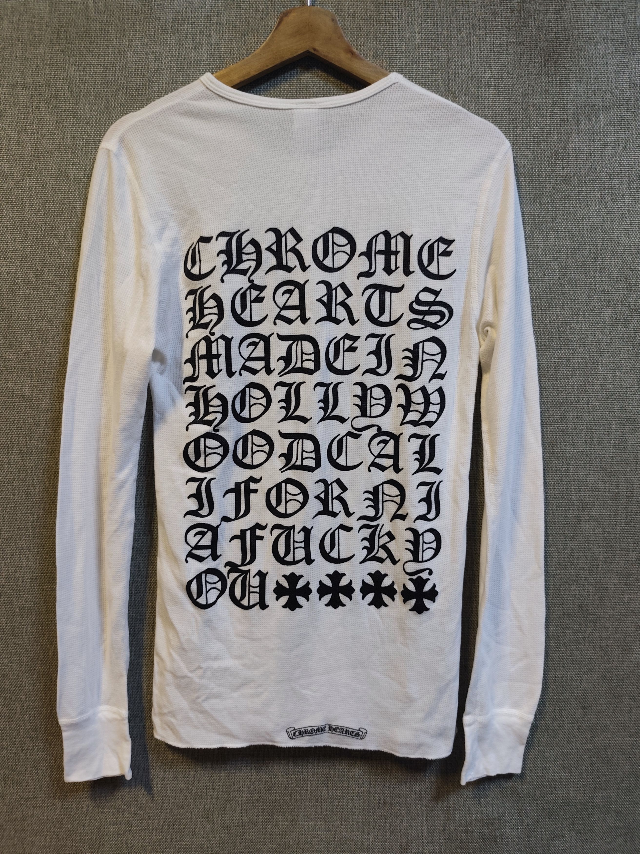 Chrome Hearts Vintage Chrome Hearts Dagger Fuck You Embroidery