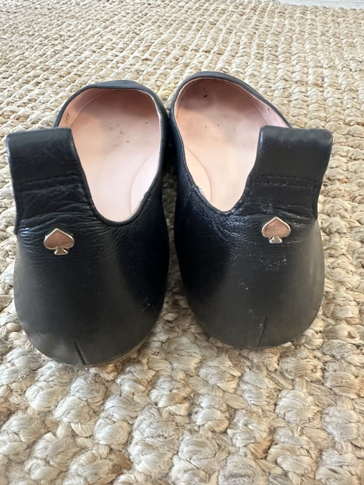 Kate Spade KATE SPADE BLACK LEATHER BALLET FLATS SIZE 7.5 Size US 7.5 / IT 37.5 - 4 Thumbnail
