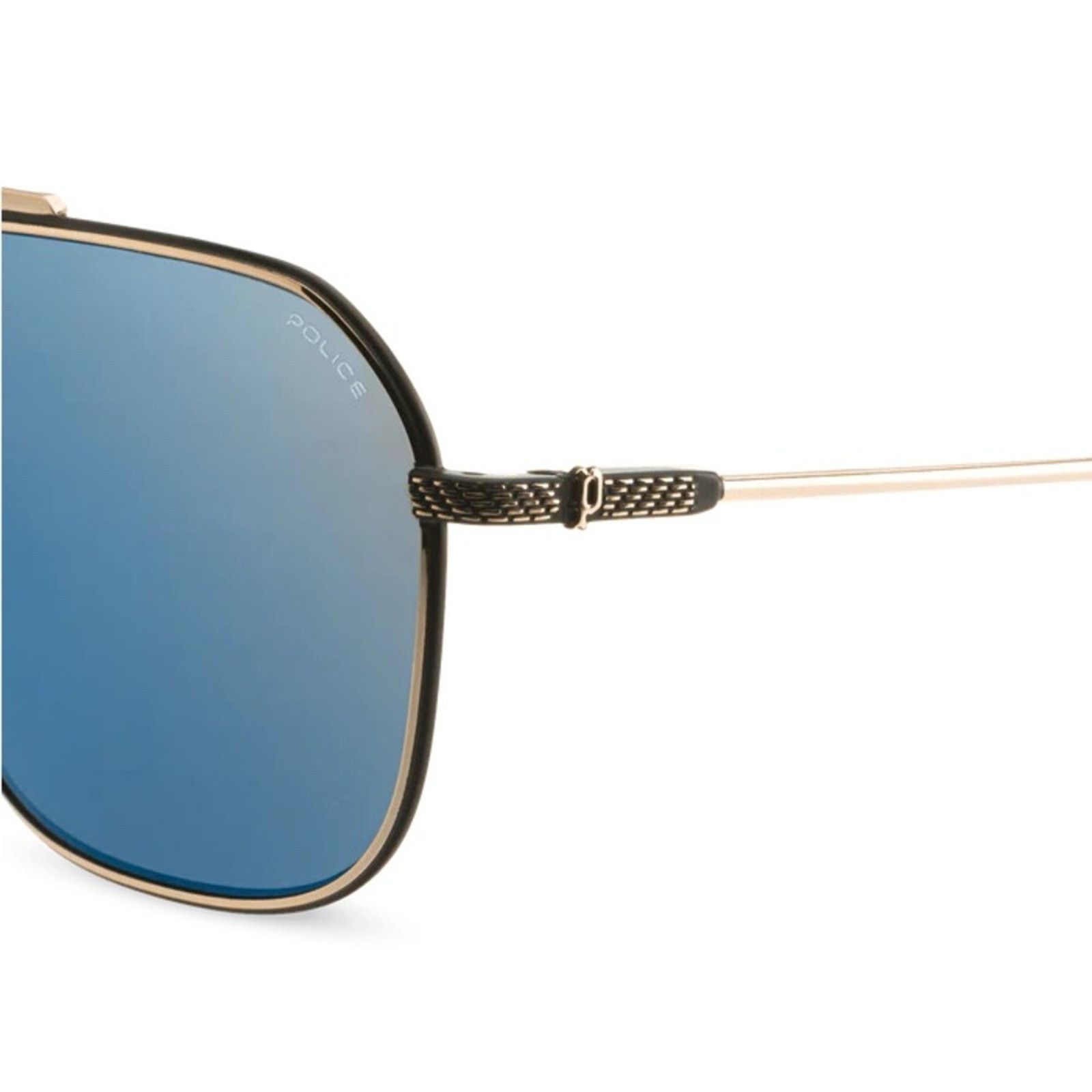 Other New! Police Blue Mirrored Sunglasses, Police SPLF64 300B Size ONE SIZE - 5 Thumbnail