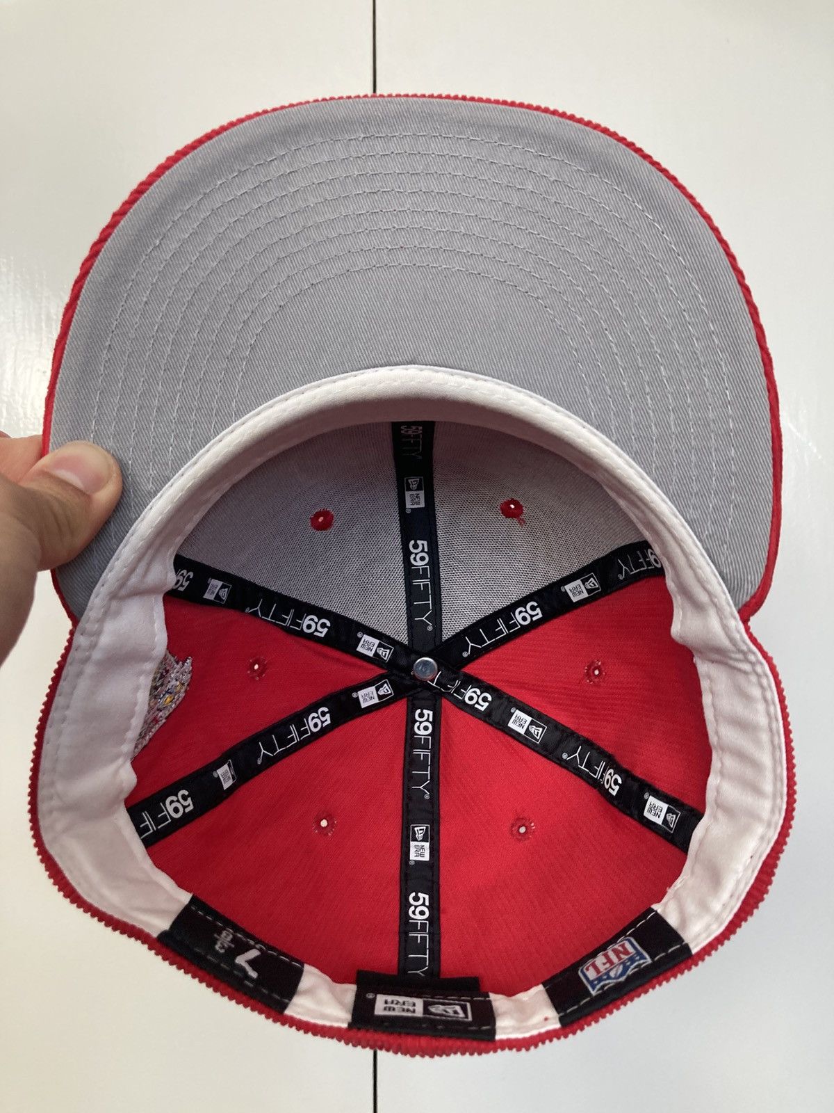 NFL × New Era SAN FRANCISCO 49ERS NEW ERA CORDUROY HAT CAP 1995 PRO BOWL Size ONE SIZE - 11 Thumbnail