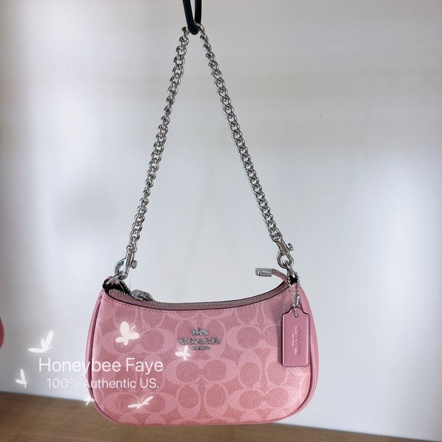 Coach Teri Mini Crossbody Bag In Signature Canvas CW323 Size ONE SIZE - 6 Thumbnail