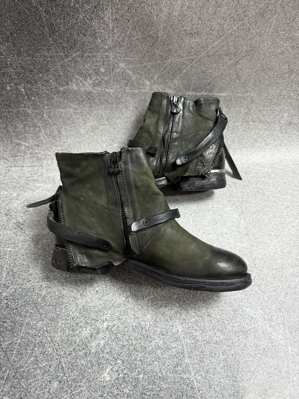 A.S. 98 Airstep Guidi 14h Addiction Style Leather Boots