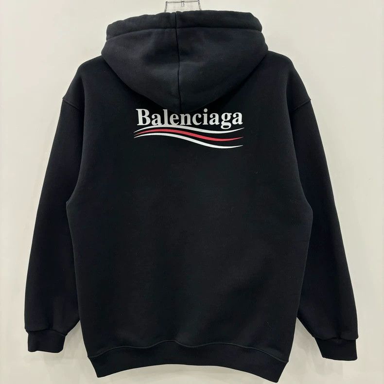 Balenciaga Balenciaga Solid Logo monogram print casual hooded sweatshi Size US XS / EU 42 / 0 - 3 Thumbnail
