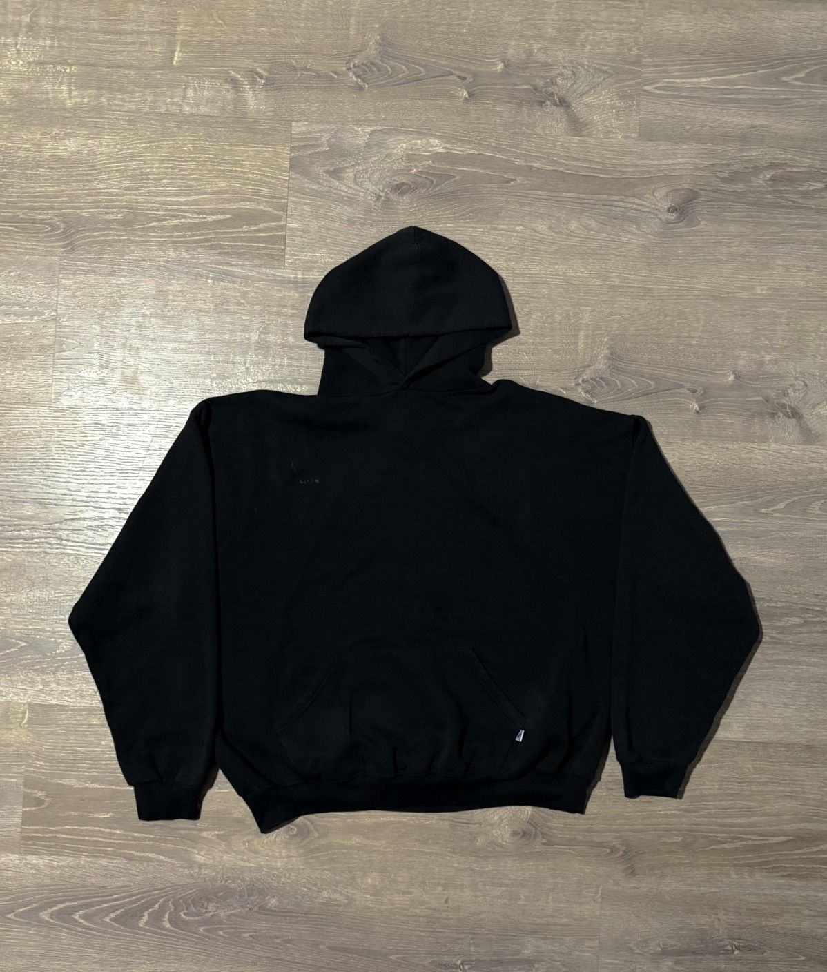 トップス 90's Russell Black Hoodie RUSSELL ATHLETIC] Vintage Big Silhouette Sweat Hoodie [1990s