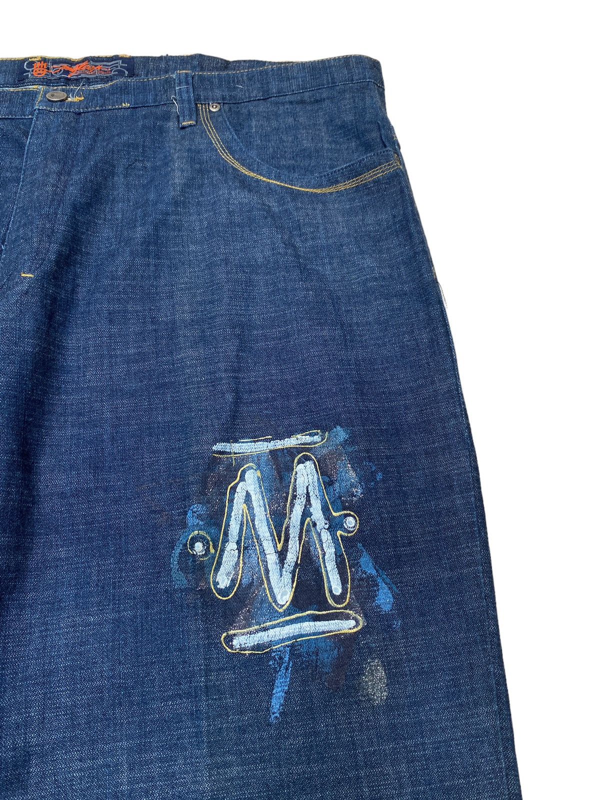 Designer × Japanese Brand × Vintage Vintage Japanese Brand Mizkeen Baggy Jeans 2000s Size US 44 / EU 60 - 4 Thumbnail