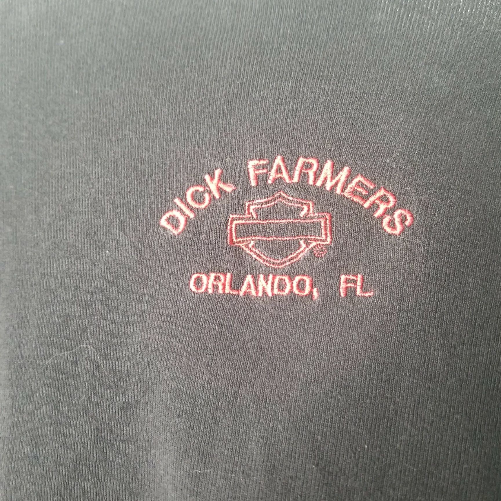 Harley Davidson Harley-Davidson Shirt Womens XL V-Neck Cropped Black 3/4 Sleeve Logo Graphic Vintage? (But avoid "Vintage" if not specified) Size XL / US 12-14 / IT 48-50 - 4 Thumbnail