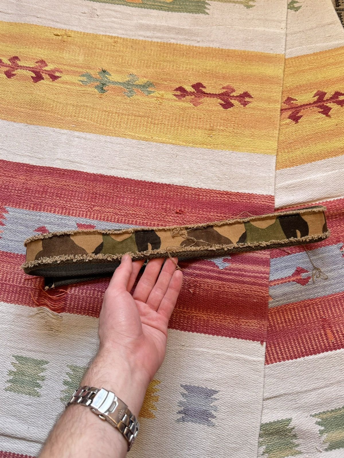 Vintage Vintage 90’s Camo Military Japanese y2k Belt Size ONE SIZE - 4 Thumbnail