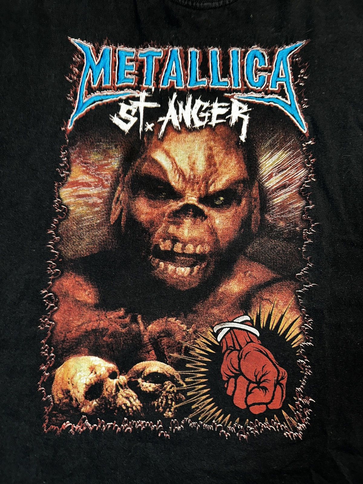 Band Tees × Vintage RARE Vtg METALLICA St. Anger Embroidered Mexican Tee Large Size US L / EU 52-54 / 3 - 2 Thumbnail